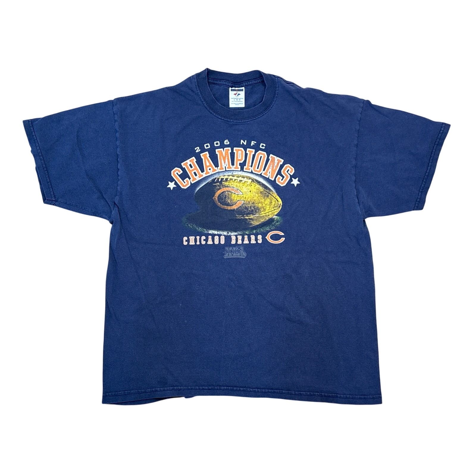 Jerzees 2006 NFC champions Chicago Bears Super Bowl XLI XL shirt Size US XL / EU 56 / 4 - 1 Thumbnail