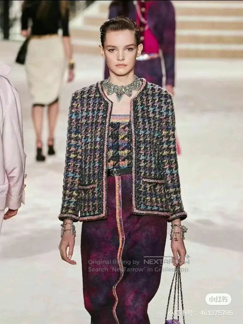 Chanel Chanel Kangpeng series colourful checkered tweed suspender Size XXS / US 00 / IT 34 - 8 Thumbnail