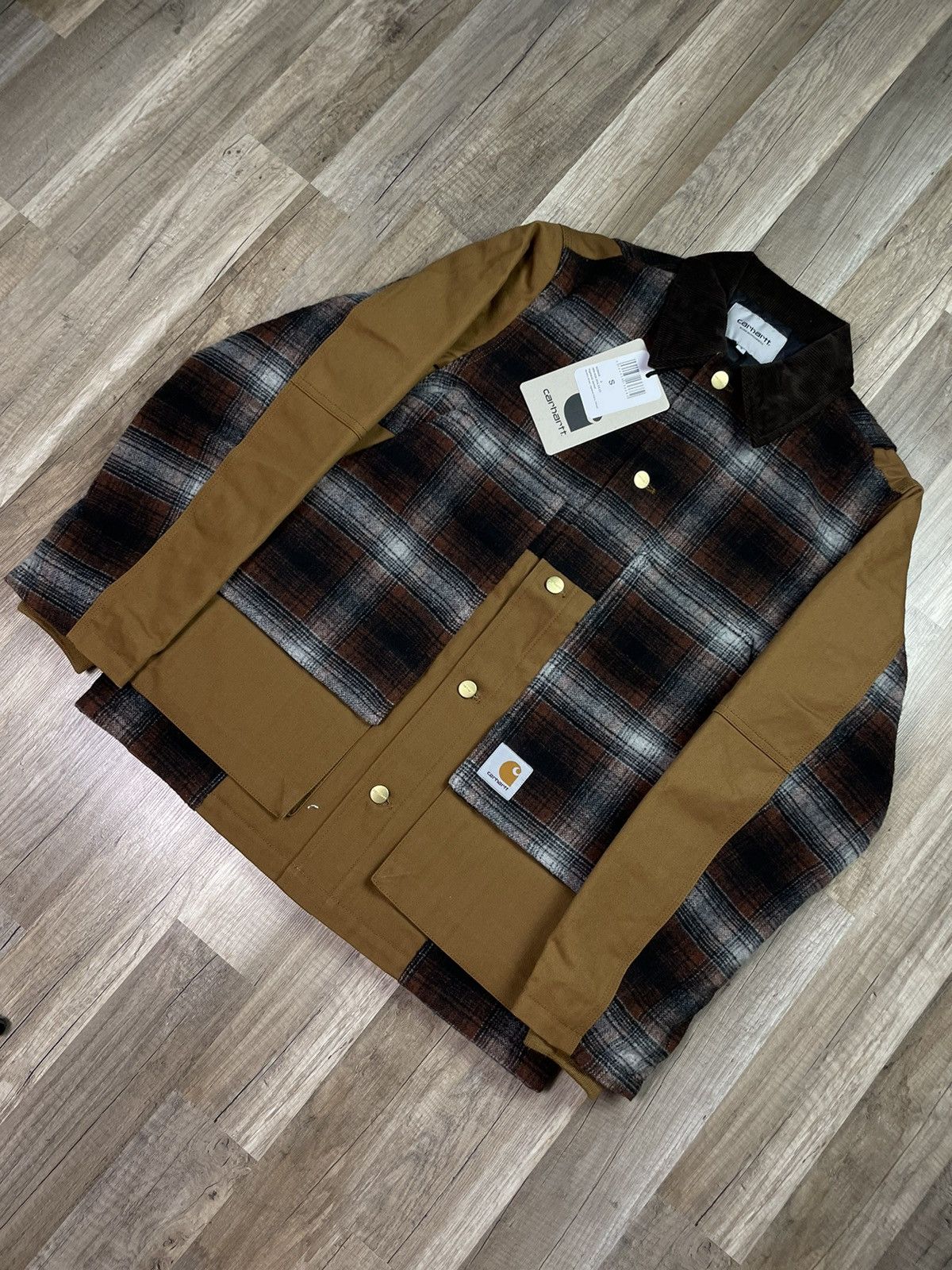 Carhartt NEW Carhartt Highland WIP S Brown Beige Size US S / EU 44-46 / 1 - 2 Thumbnail