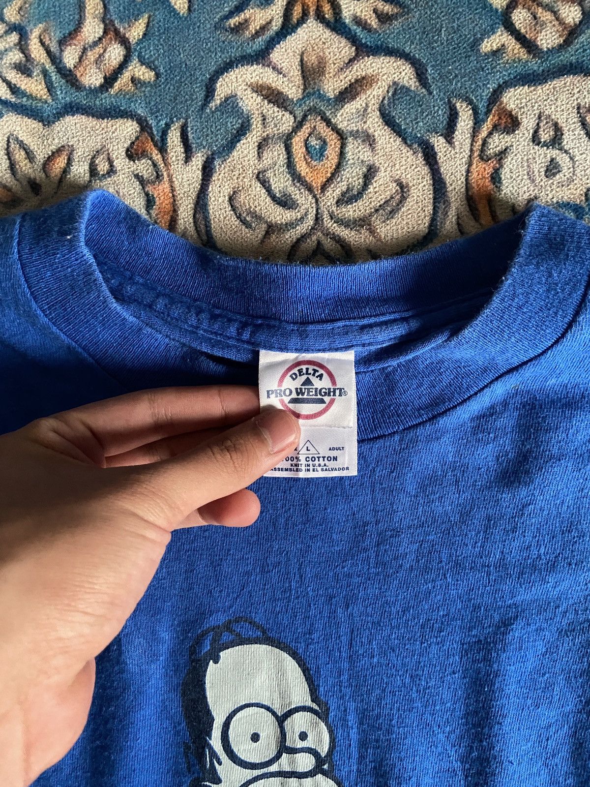 Vintage The Simpsons Size US L / EU 52-54 / 3 - 3 Thumbnail