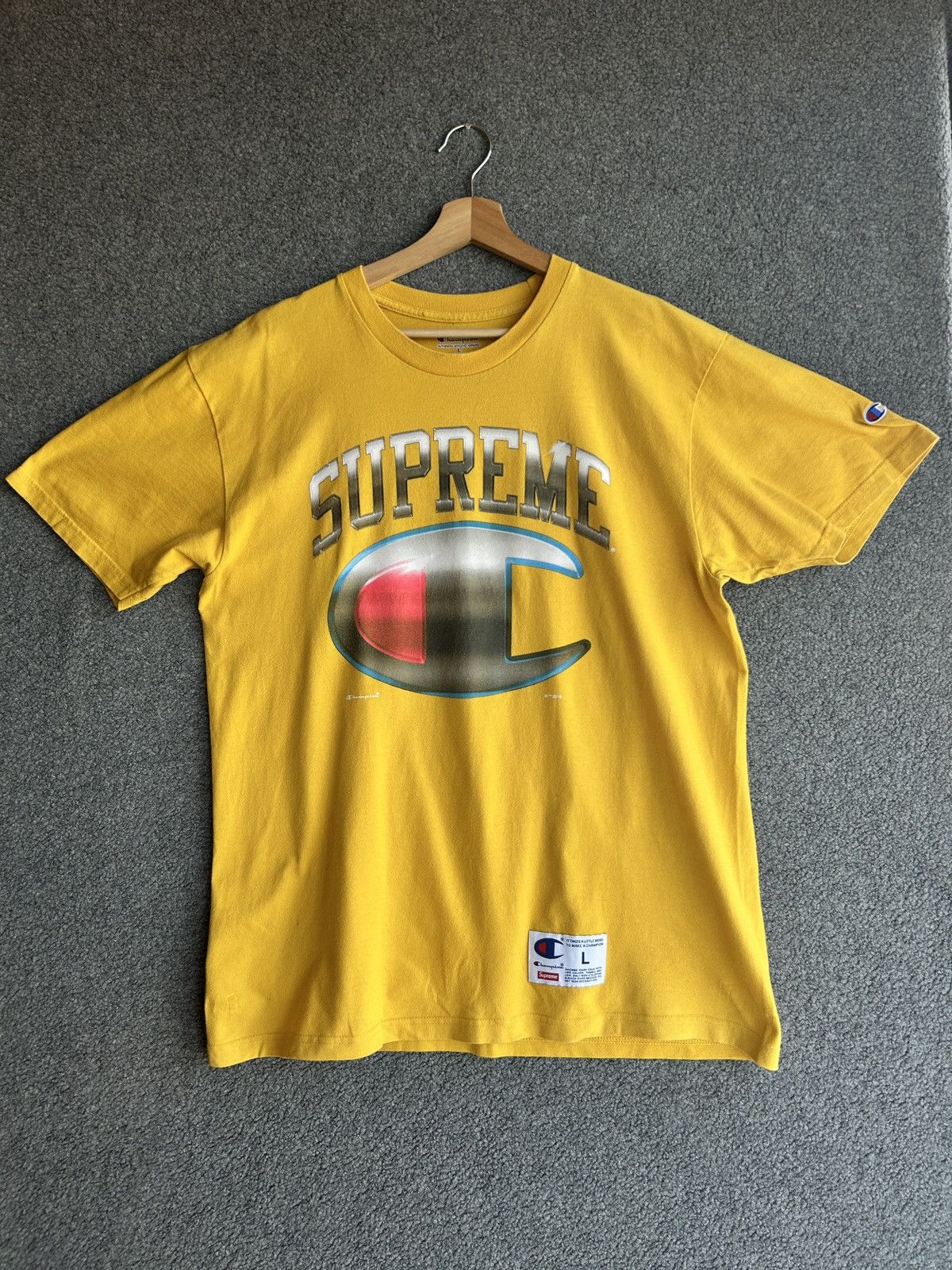 Supreme Champion SS19 Chrome Graphic T Shirt - Short Sleeve