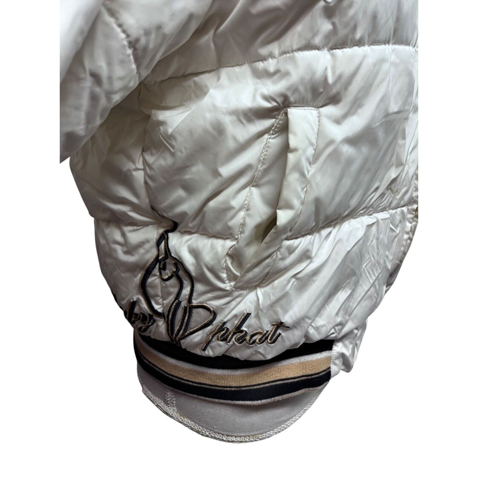 Vintage Baby Phat White Down Puffer Zip Hood Vintage Jacket Medium Size M / US 6-8 / IT 42-44 - 10 Thumbnail