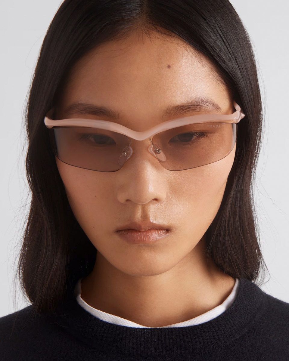 Prada NEW Prada PRA15S 18Q4I2 Rectangle Unisex Sunglasses 0PR A15S Size ONE SIZE - 5 Thumbnail