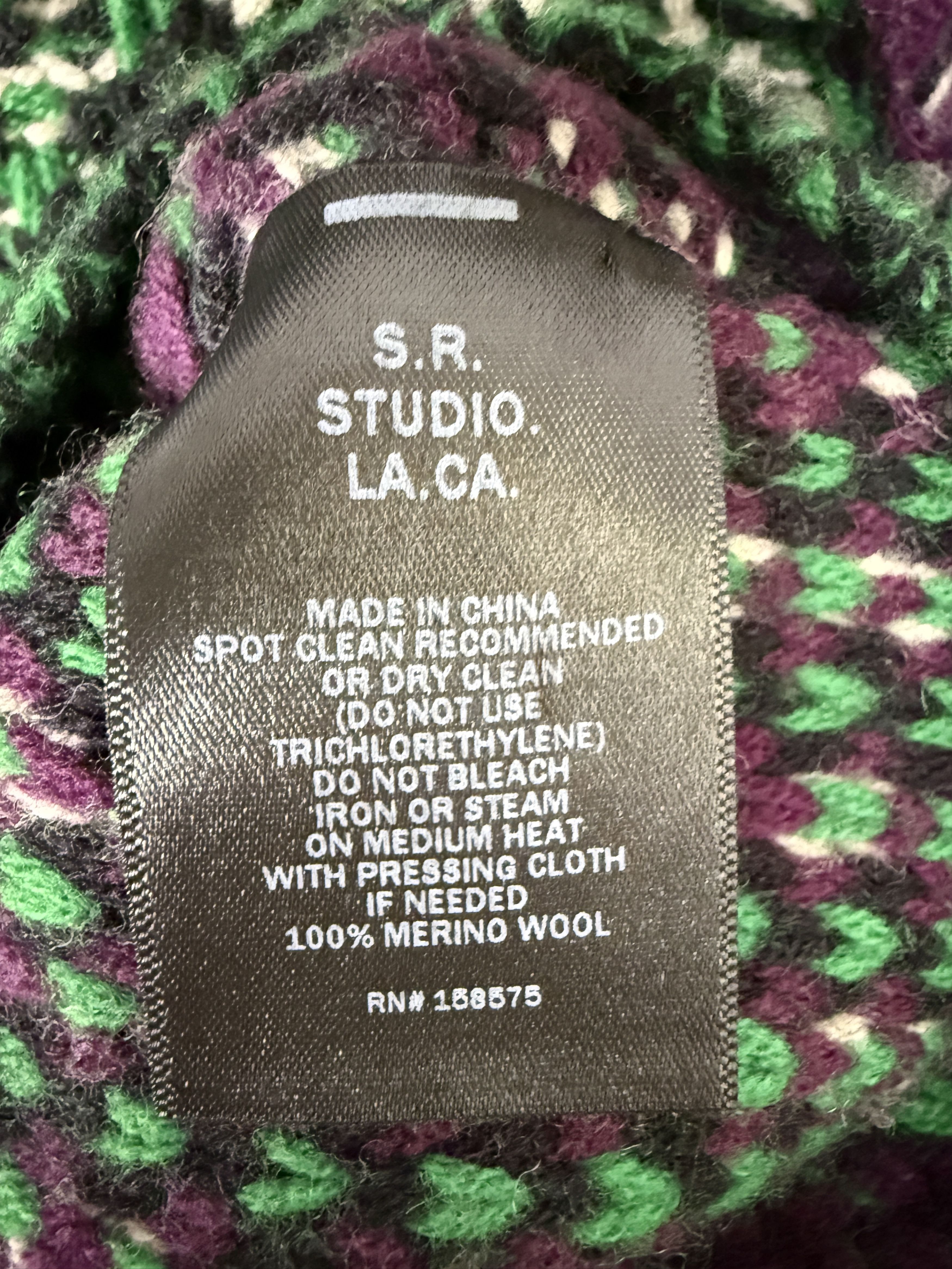 Sterling Ruby S.R. Studio Float Jacquard Crewneck Sweater Size US S / EU 44-46 / 1 - 16 Thumbnail