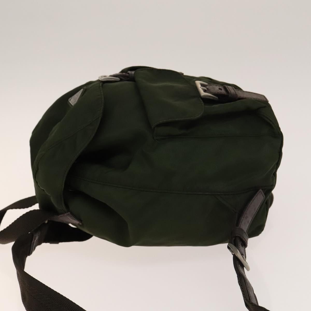 Prada PRADA Backpack Nylon Green Silver Size ONE SIZE - 5 Thumbnail
