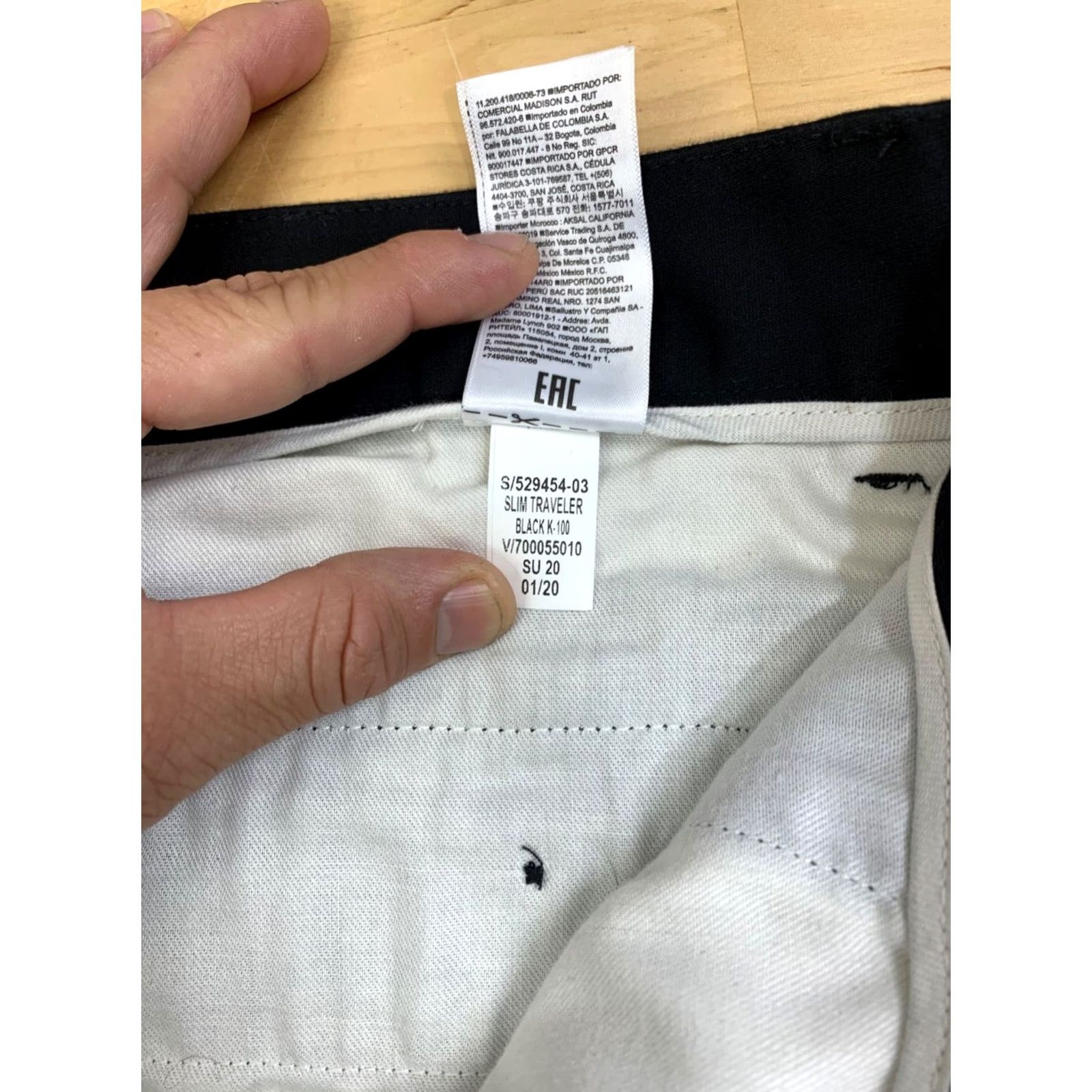 Banana Republic Banana Republic Traveler Pants Men 32x34 Black Slim Stretch Casual 13088 Size US 32 / EU 48 - 4 Thumbnail
