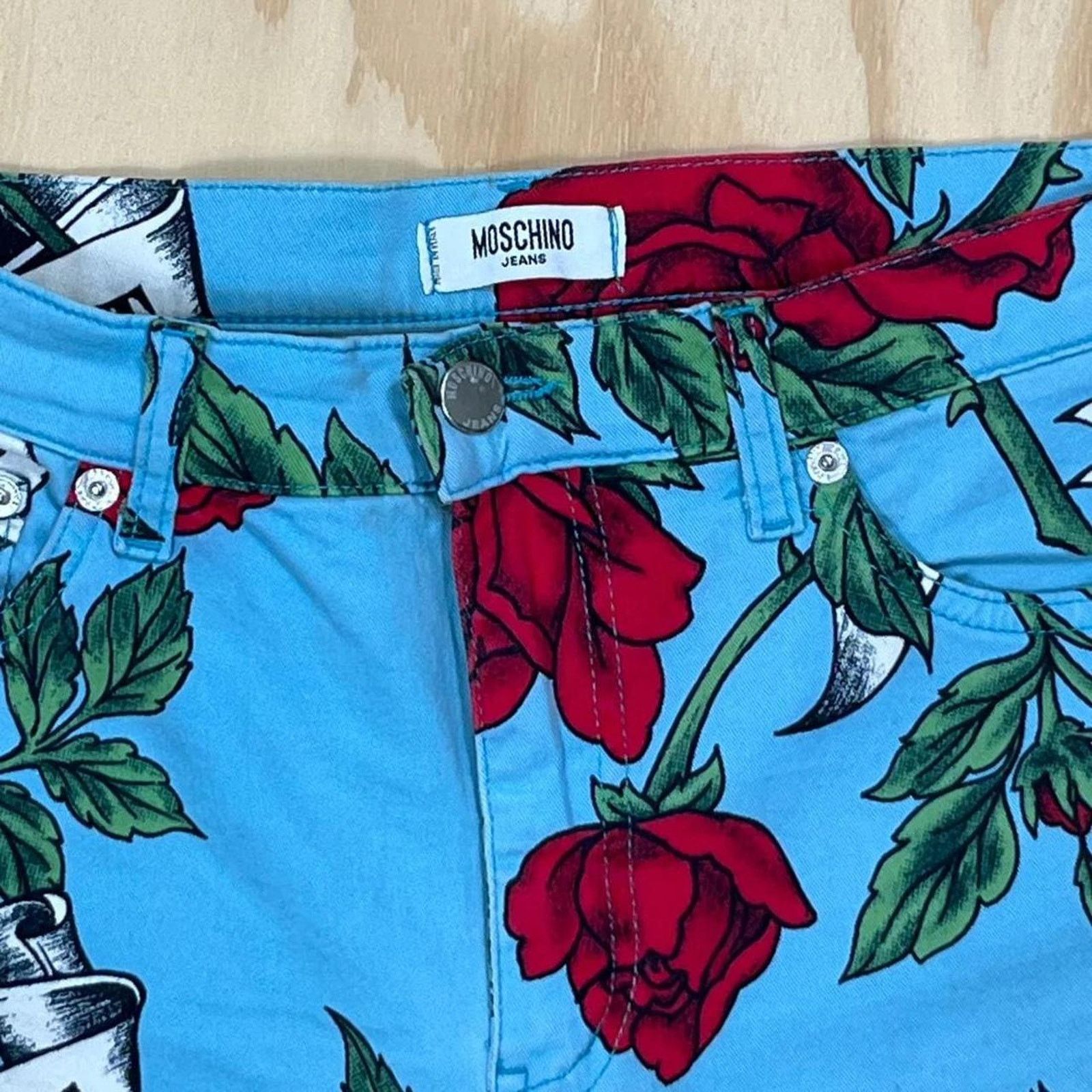 Moschino Vintage moschino 1990s jeans Size 28" / US 6 / IT 42 - 2 Thumbnail