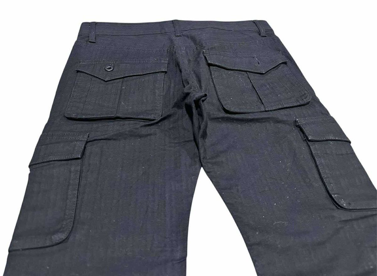 Katharine Hamnett London 🔥Y2K Katharine Hamnett Black Cargo Pants Multi Pockets Size US 32 / EU 48 - 12 Thumbnail