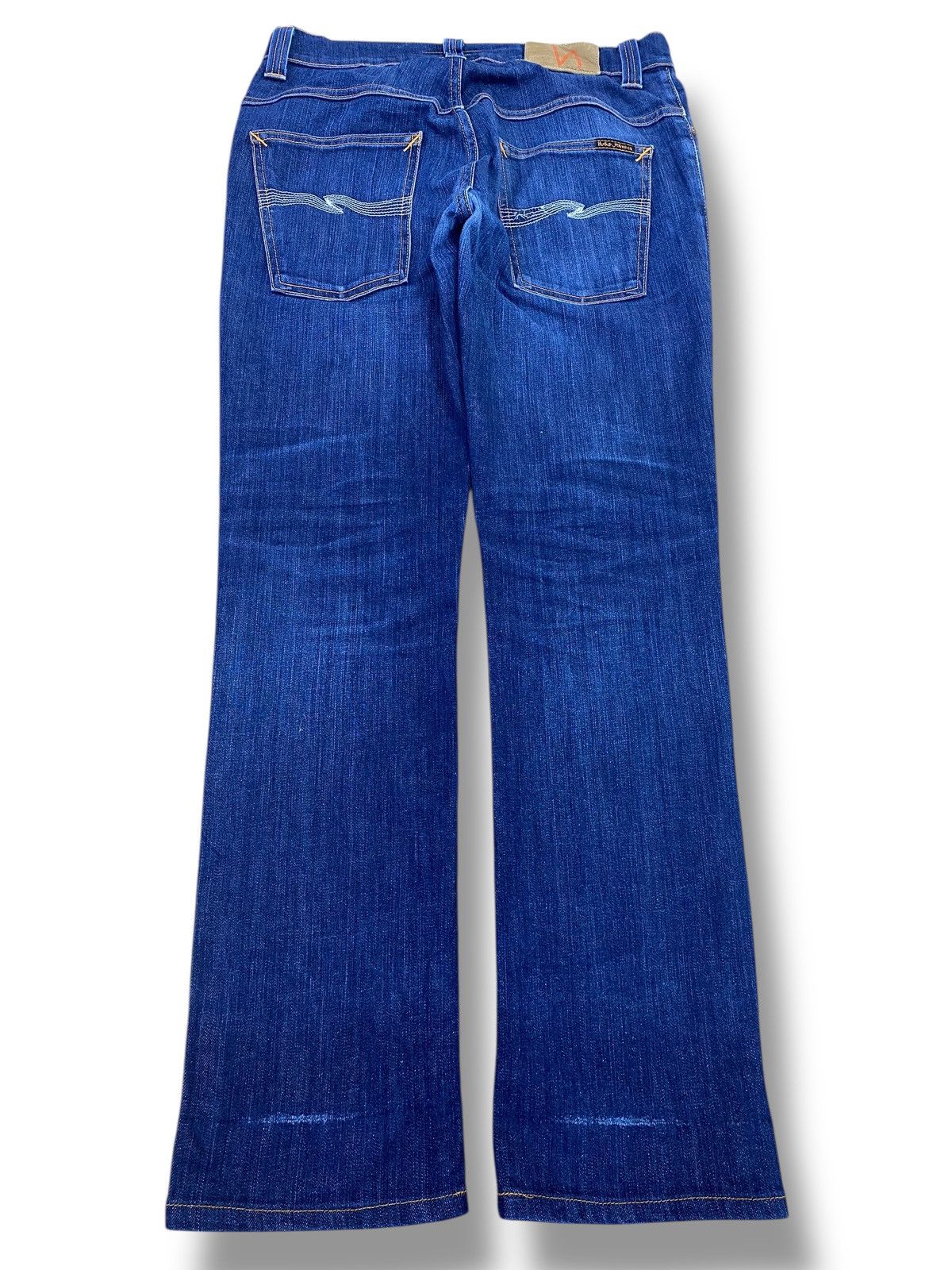 Nudie Jeans Nudie Jeans Dark Blue Wash Style Straight Leg Jeans Size US 28 / EU 44 - 3 Thumbnail