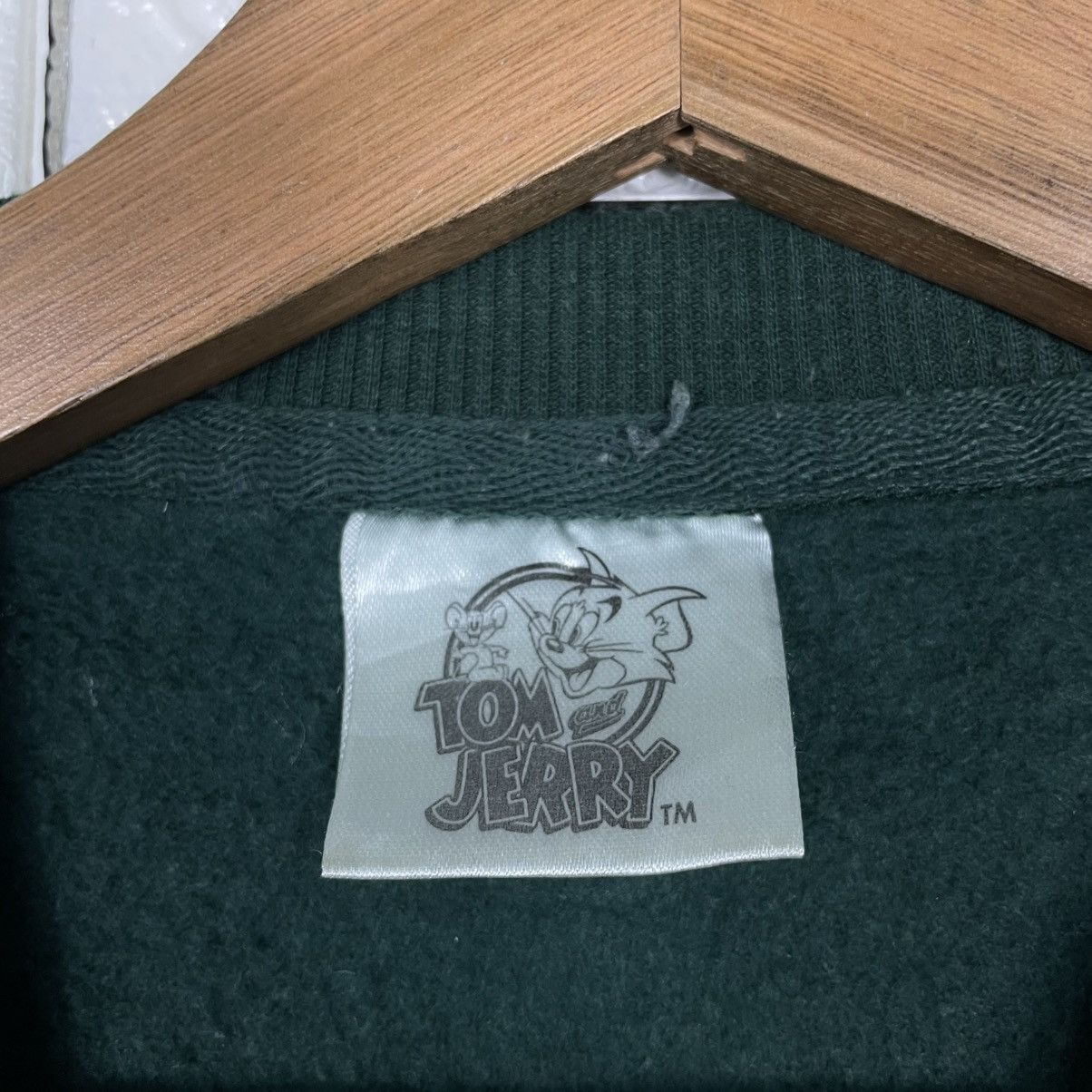 Japanese Brand Tom And Jerry Green Sweatshirt Size US L / EU 52-54 / 3 - 12 Thumbnail