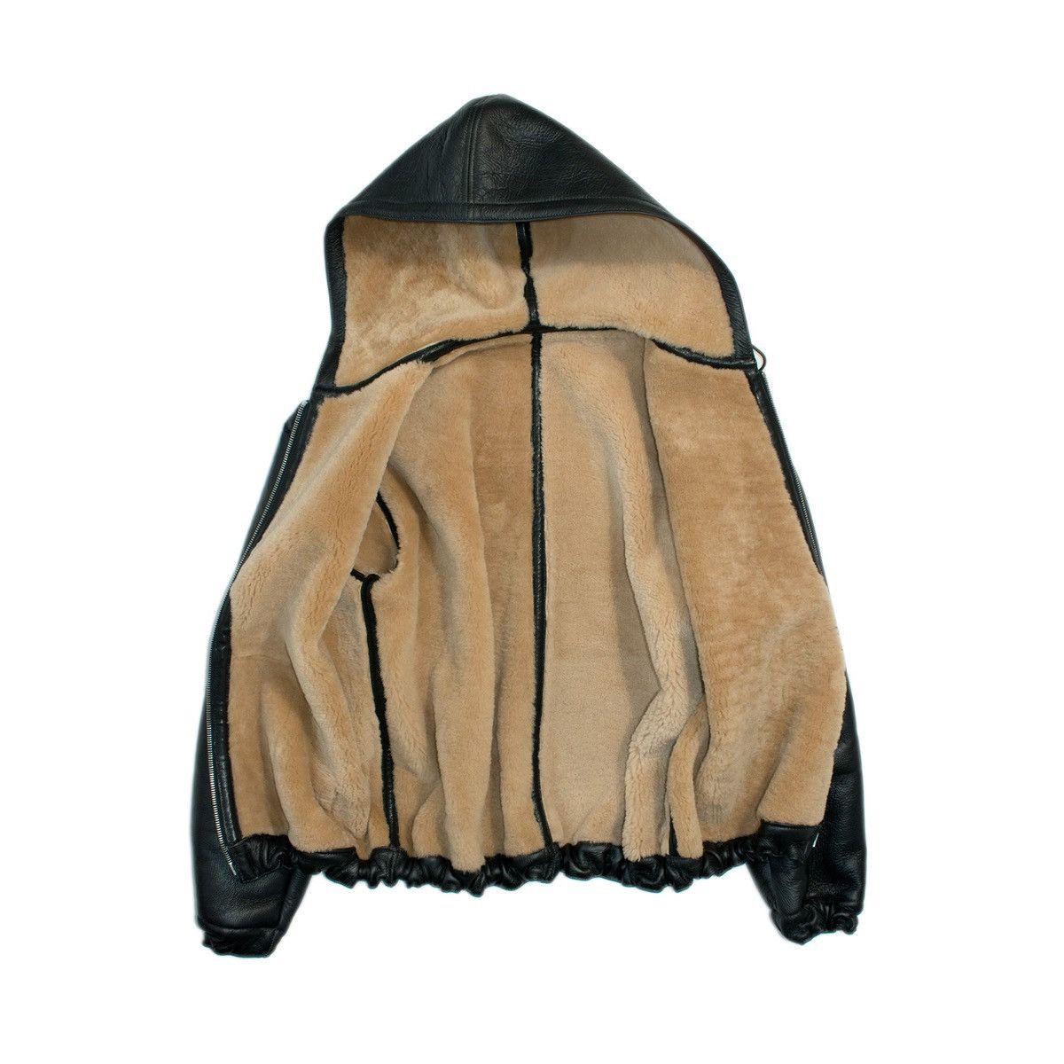 Our Legacy × Stussy Our Legacy Workshop x Stussy Cappucino Shearling Zip Jacket Size US M / EU 48-50 / 2 - 2 Thumbnail