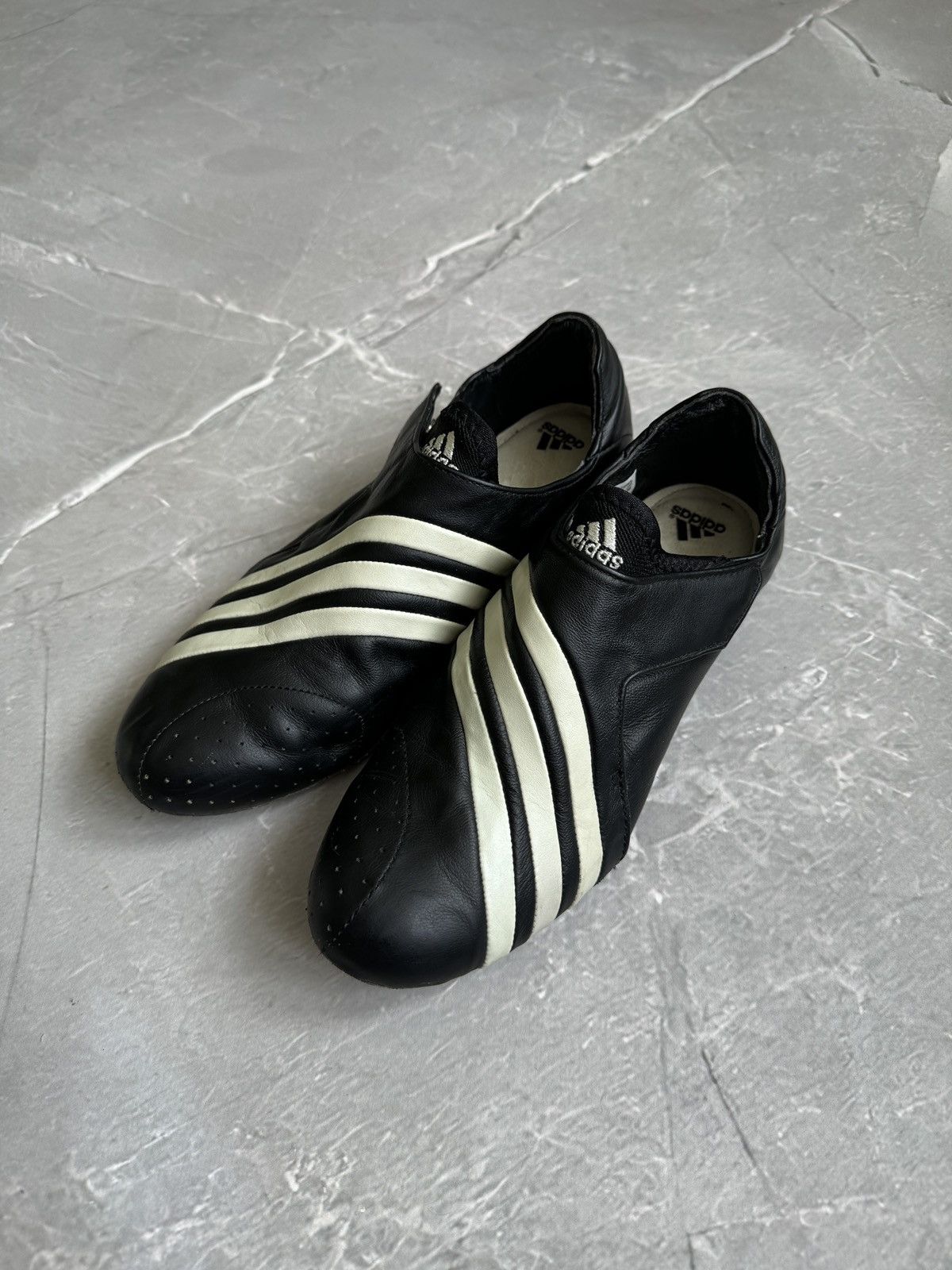 Adidas Vintage 00s Adidas Yoga Vario Leather Slip On Sneakers Y-3 Size US 7.5 / IT 37.5 - 3 Thumbnail