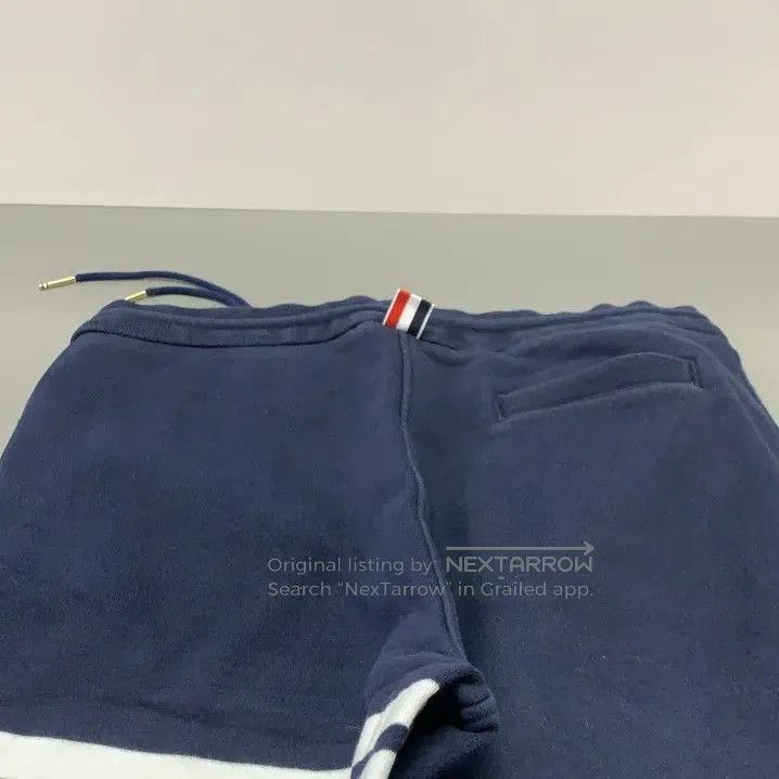 Thom Browne Thom Browne Classic Striped Navy Blue Shorts. Size US 34 / EU 50 - 7 Thumbnail