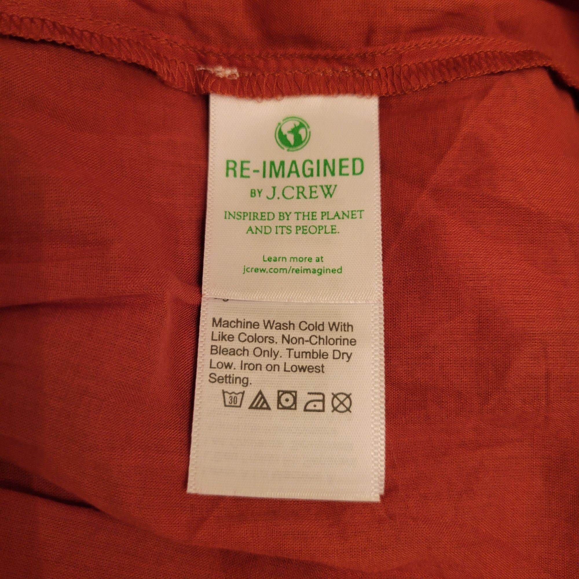 J.Crew J Crew Rust Red Cotton Voile Tiered Button Down Front Dress Size S / US 4 / IT 40 - 7 Thumbnail