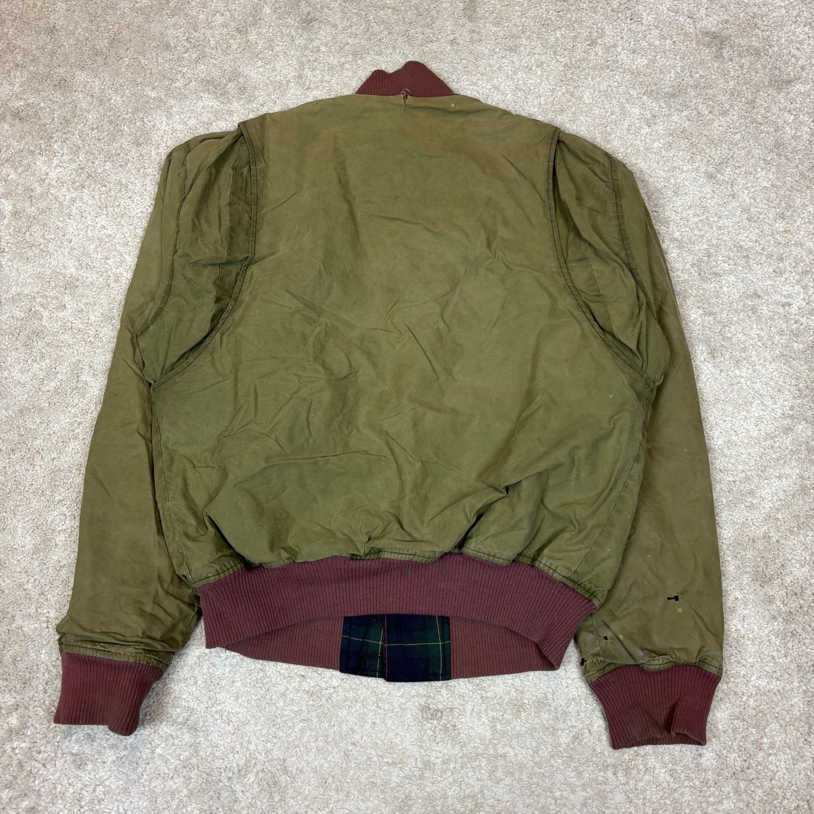 Polo Ralph Lauren 90s Polo Ralph Lauren Equestrian Waxed Oiled A-1 Bomber M Size US M / EU 48-50 / 2 - 3 Thumbnail