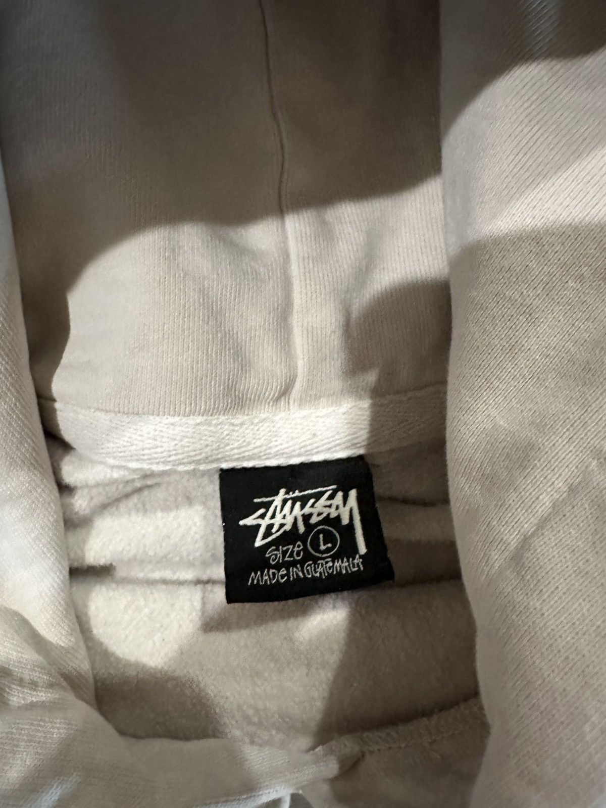 Stussy stussy dice hoodie cream Size US L / EU 52-54 / 3 - 3 Thumbnail