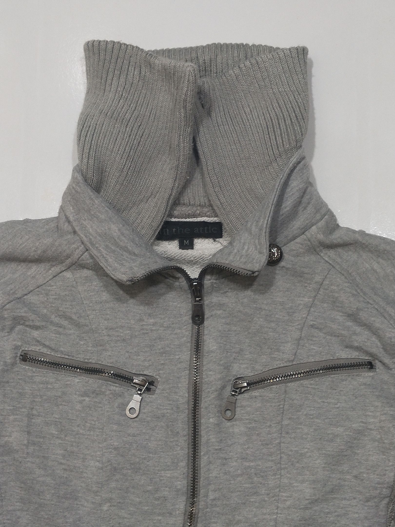 If Six Was Nine × Japanese Brand × Le Grande Bleu (L.G.B.) Turtleneck In The Attic zip Knit Size M / US 6-8 / IT 42-44 - 3 Thumbnail