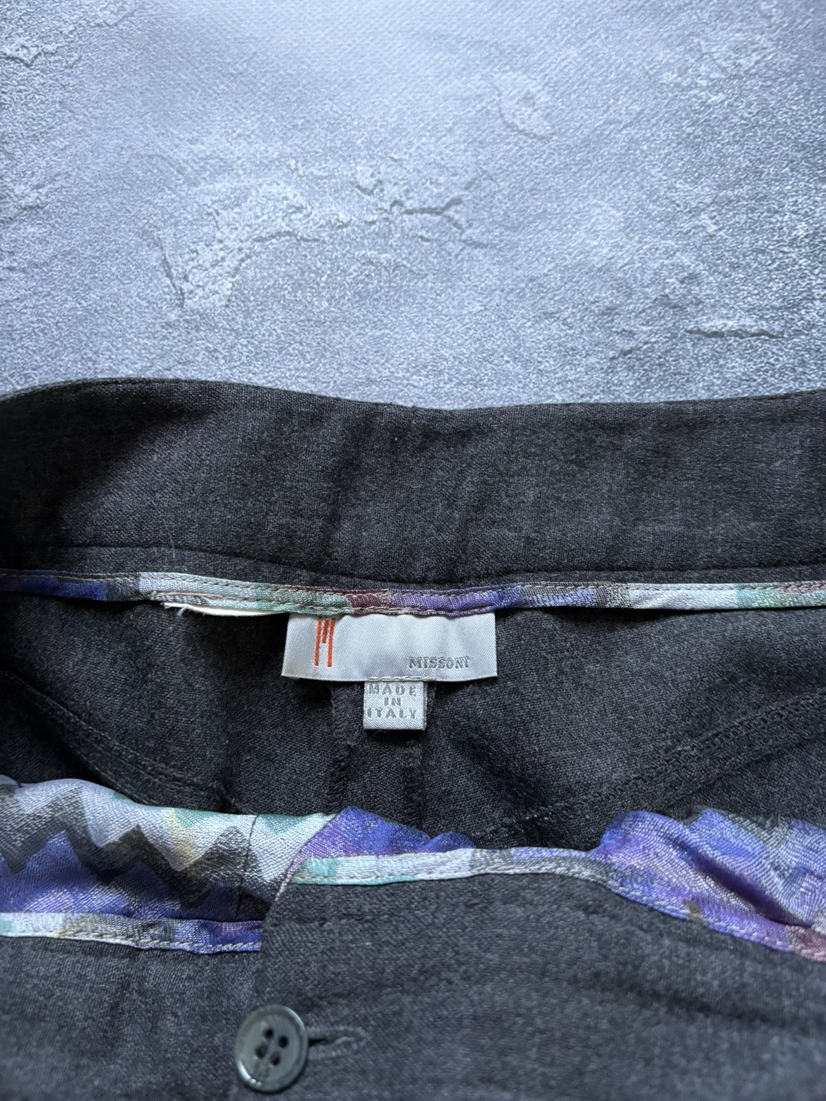 Missoni Vintage Missoni Luxury Women’s Wool Trousers Pants Size 26" / US 2 / IT 38 - 4 Thumbnail