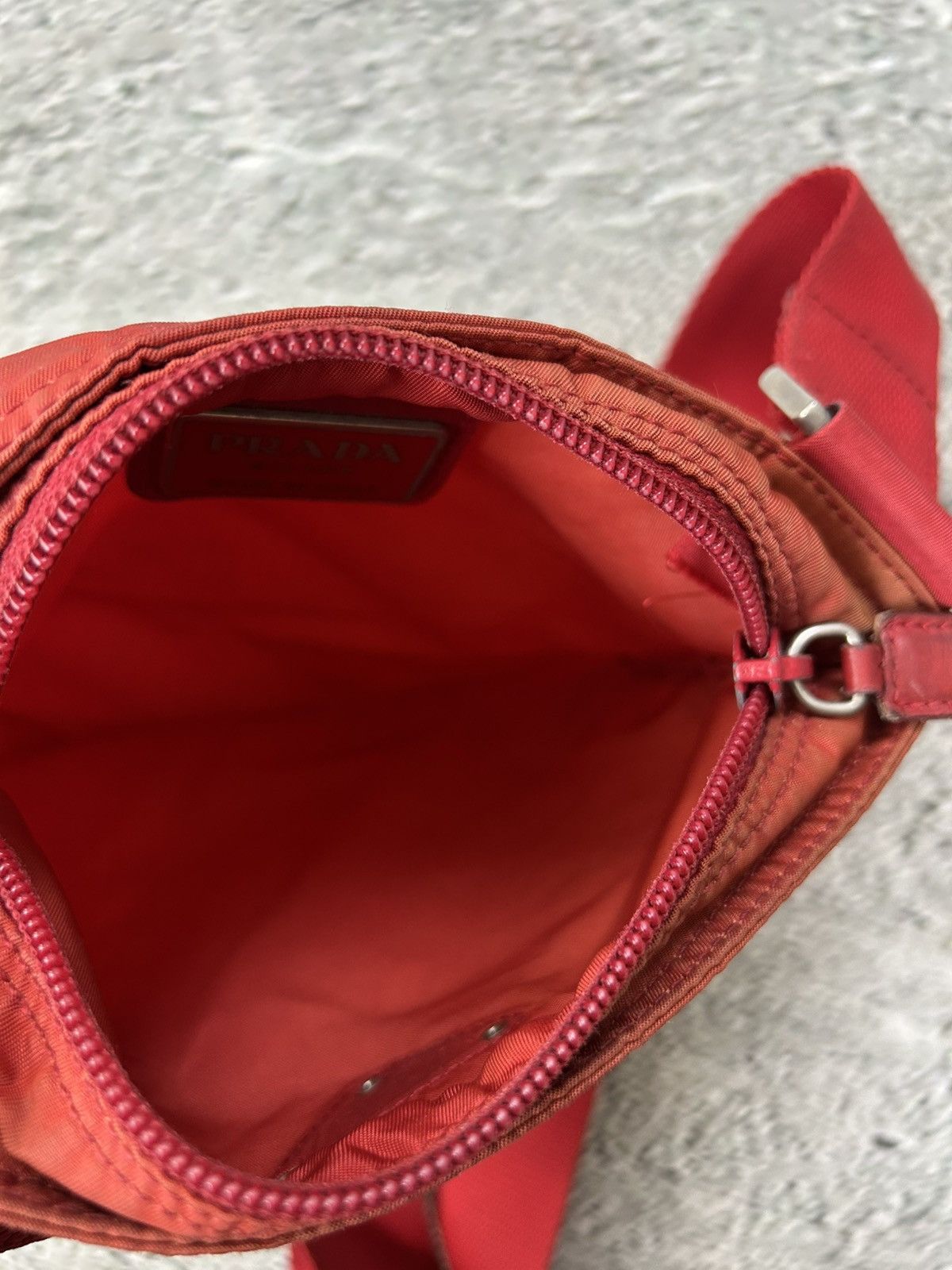 Prada Prada red shoulder bag nylon mini Size ONE SIZE - 9 Thumbnail