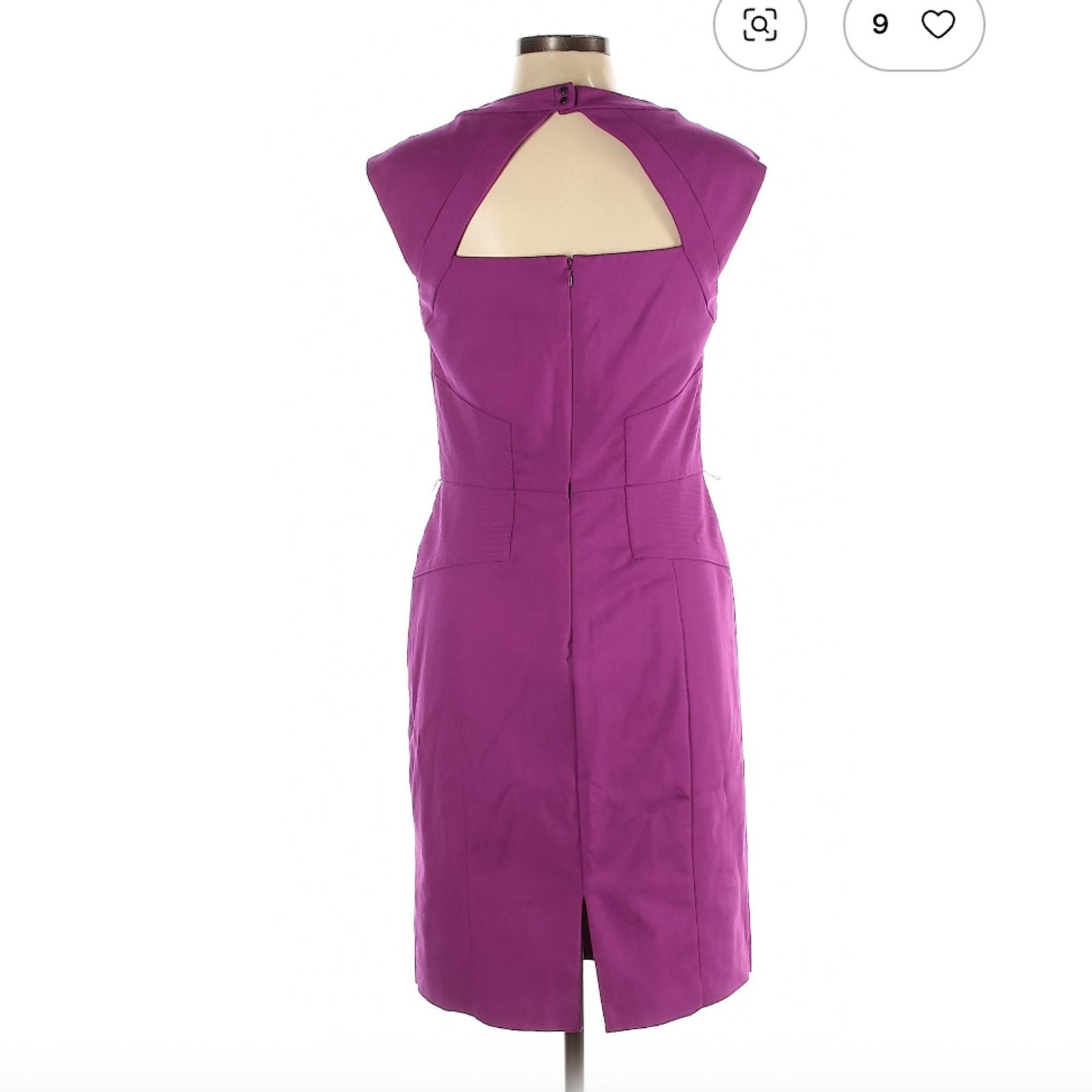 Other White House Black Market Purple Cocktail Dress Size 10 Size L / US 10 / IT 46 - 2 Thumbnail