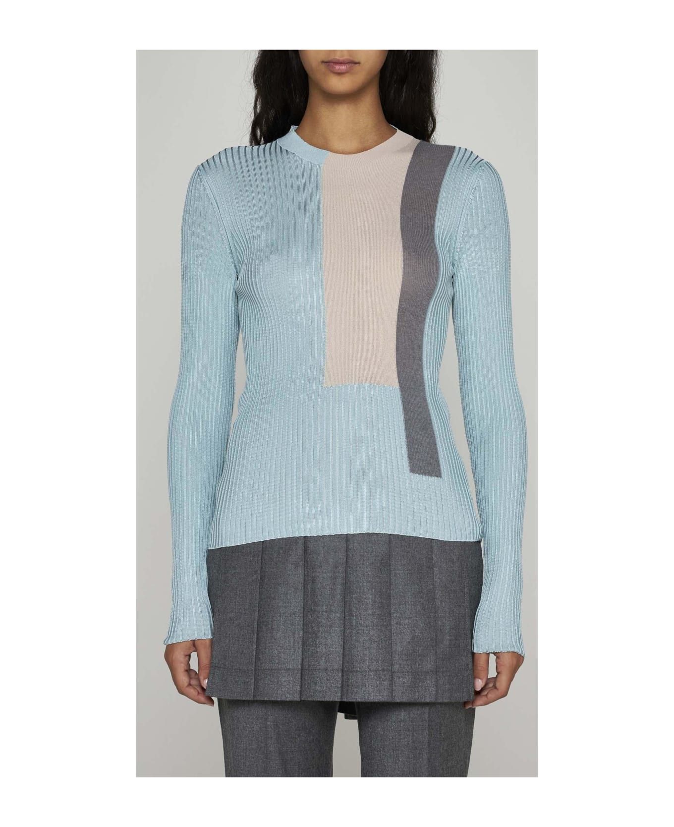 Fendi o1loc1c0824 Tops in Light Blue Size XS / US 0-2 / IT 36-38 - 3 Thumbnail