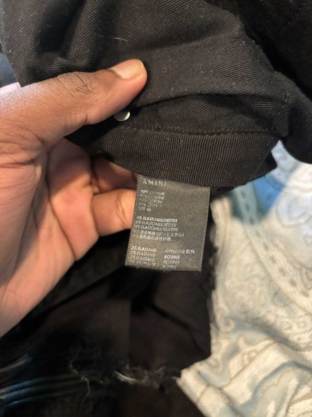 Amiri Black Amiri Thrasher Jeans Size US 34 / EU 50 - 9 Thumbnail