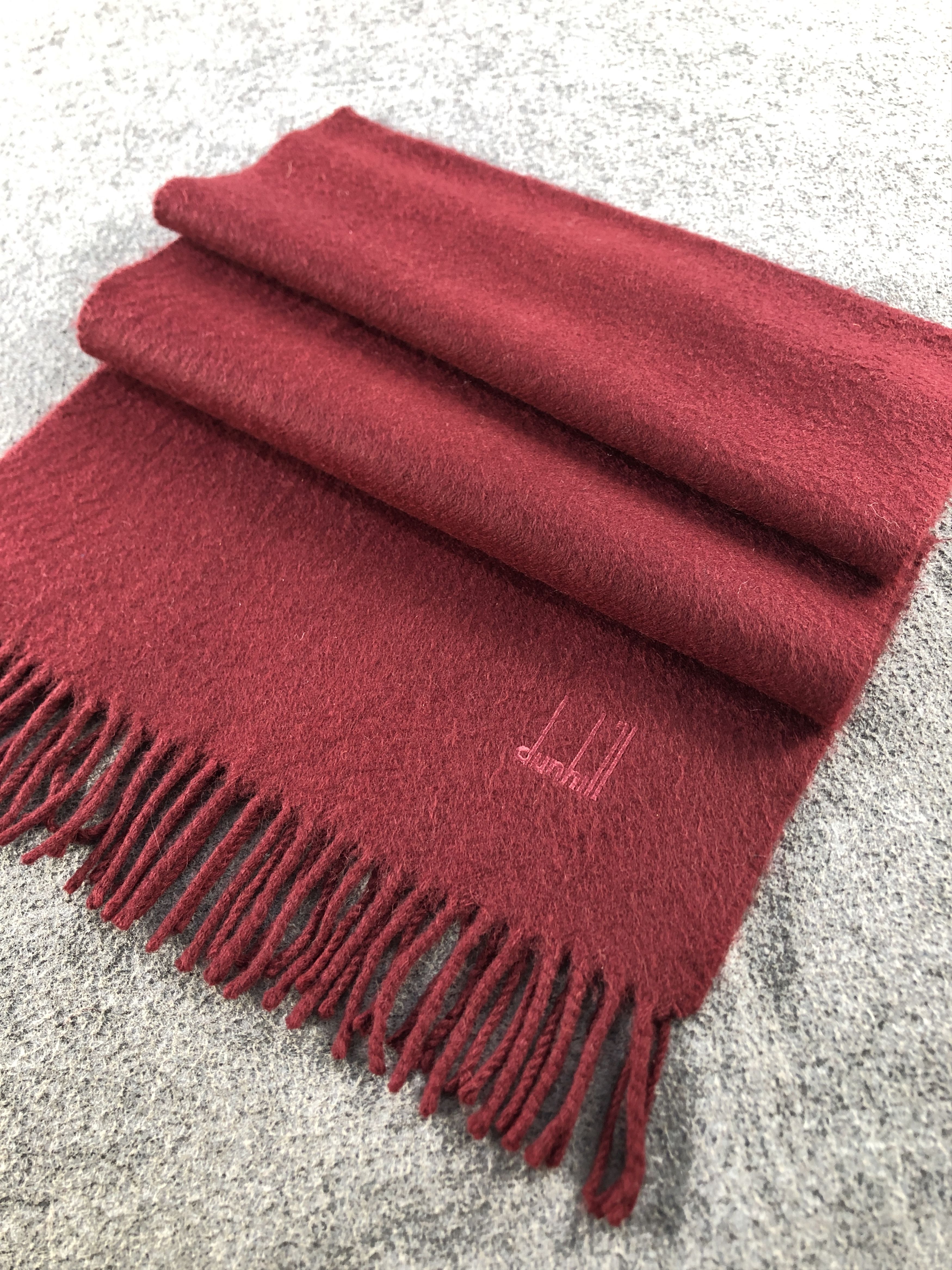 Alfred Dunhill Alfred Dunhill Cashmere Scarf / Muffler / Neckwear P845 Size ONE SIZE - 3 Thumbnail