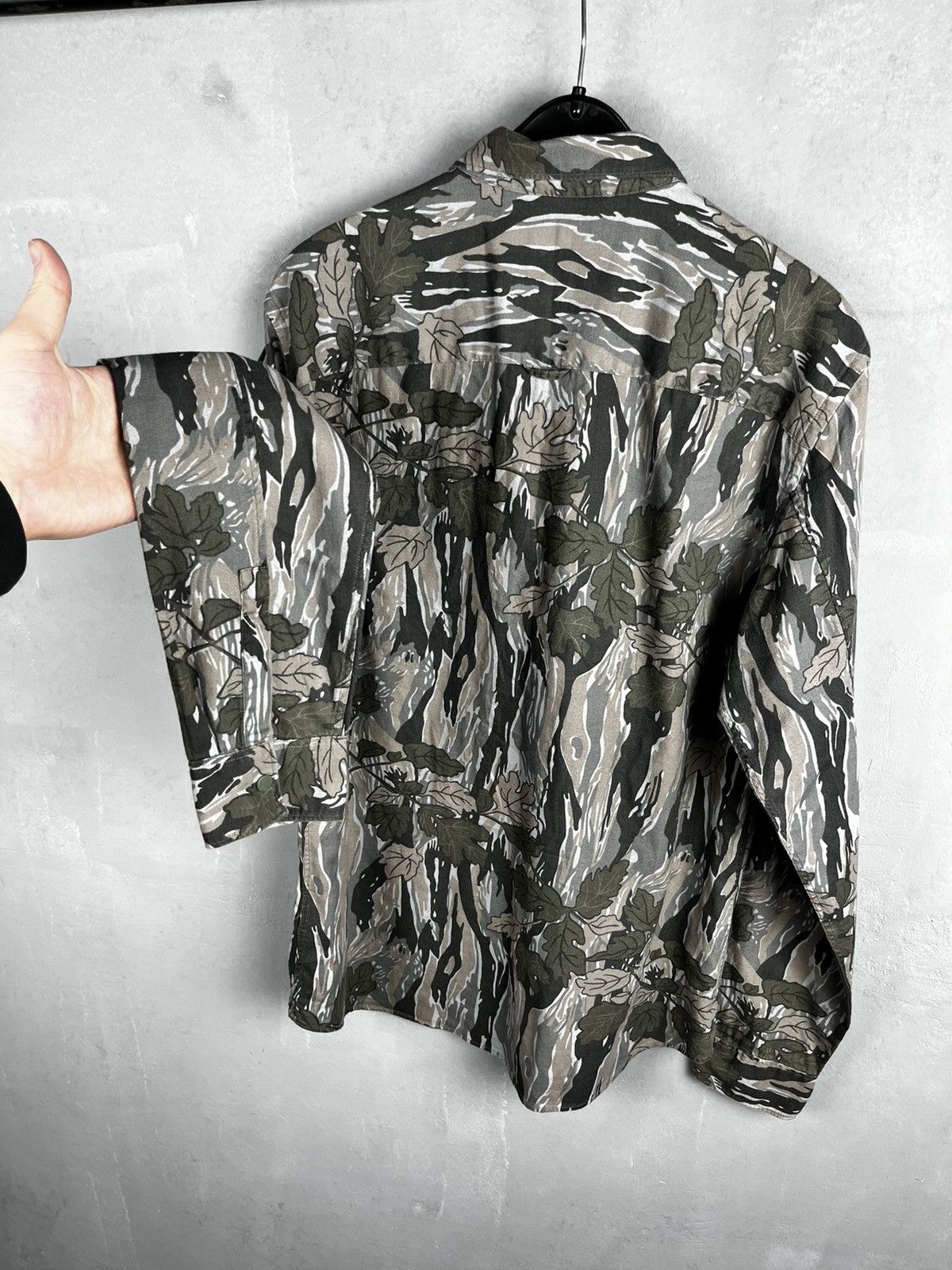 Allsaints Allsaints Leaf Forest Camo Pattern Hidden Shirt Size US M / EU 48-50 / 2 - 12 Thumbnail