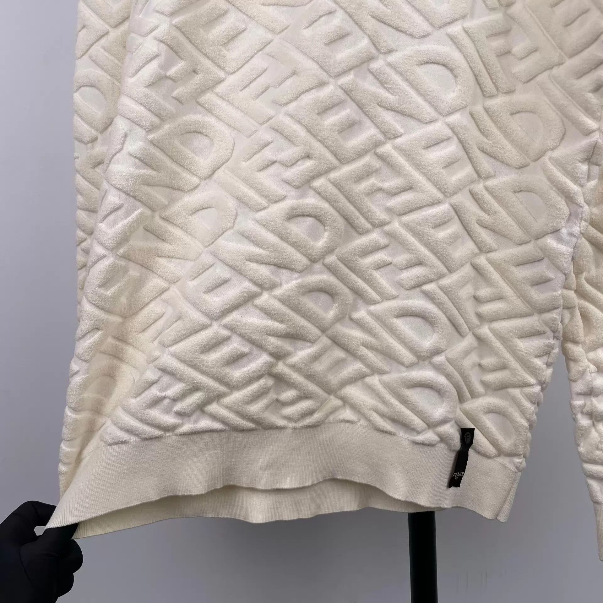 Fendi Fendi All Over Print Hoodie Beige 50 Size US M / EU 48-50 / 2 - 9 Thumbnail