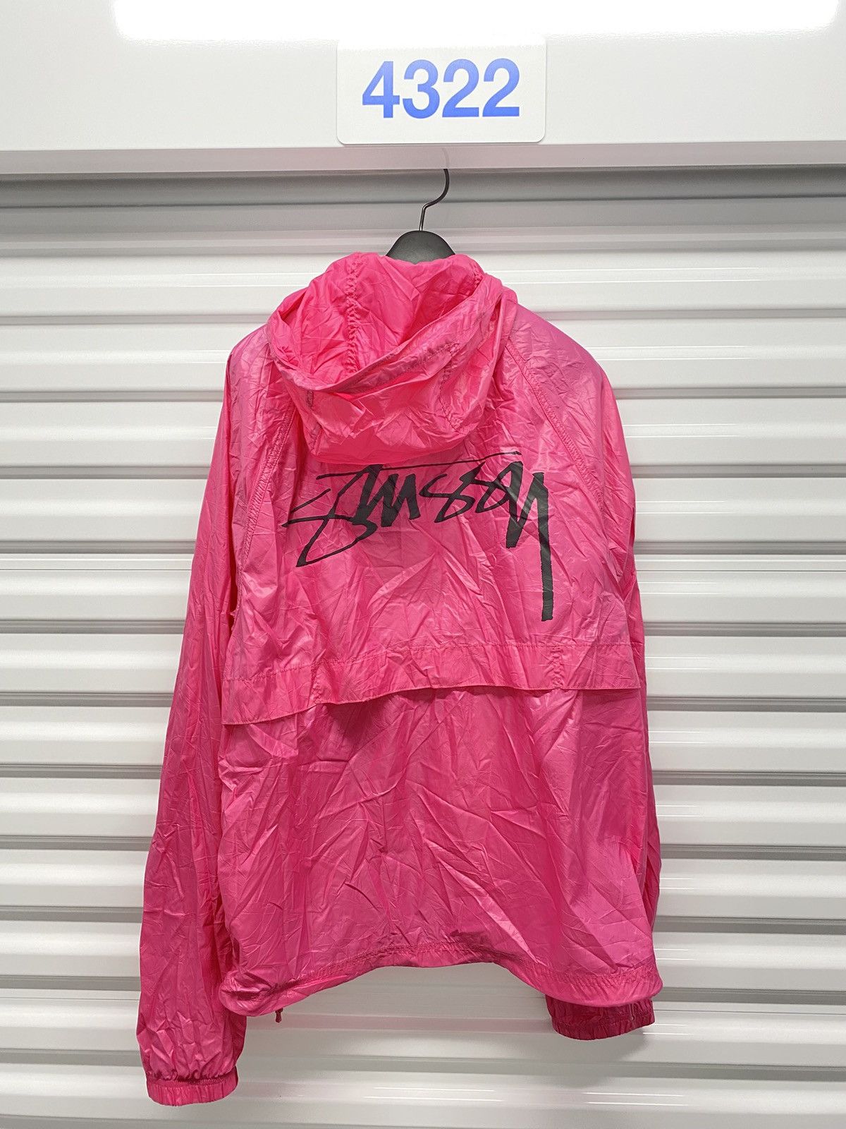 Stussy Stussy Wrinkled Nylon Beach Shell Jacket Pink - medium Size US M / EU 48-50 / 2 - 2 Thumbnail