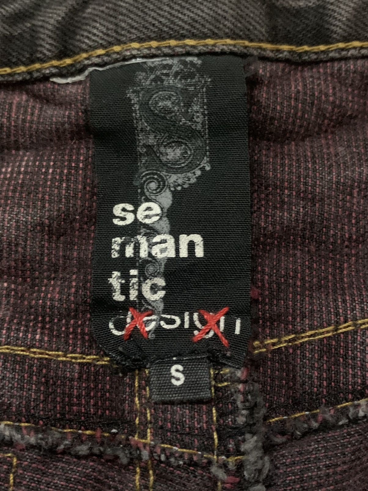 If Six Was Nine × Japanese Brand × Le Grande Bleu (L.G.B.) 🔥Flare🔥 Vintage Semantic Design Bootcut Punk Jeans Size US 30 / EU 46 - 13 Thumbnail