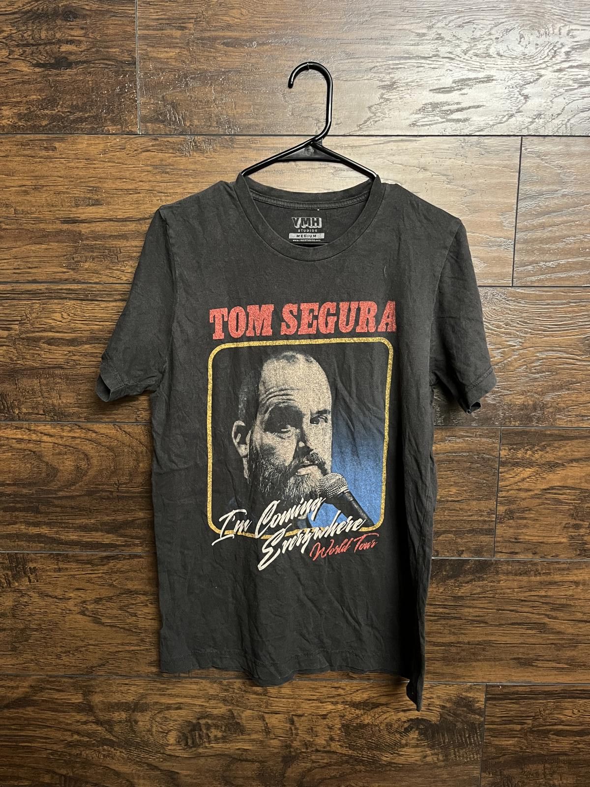 Designer Faded Tom Segura Comedy Tee - I'm Coming Everywhere Tour -M Size US M / EU 48-50 / 2 - 1 Thumbnail