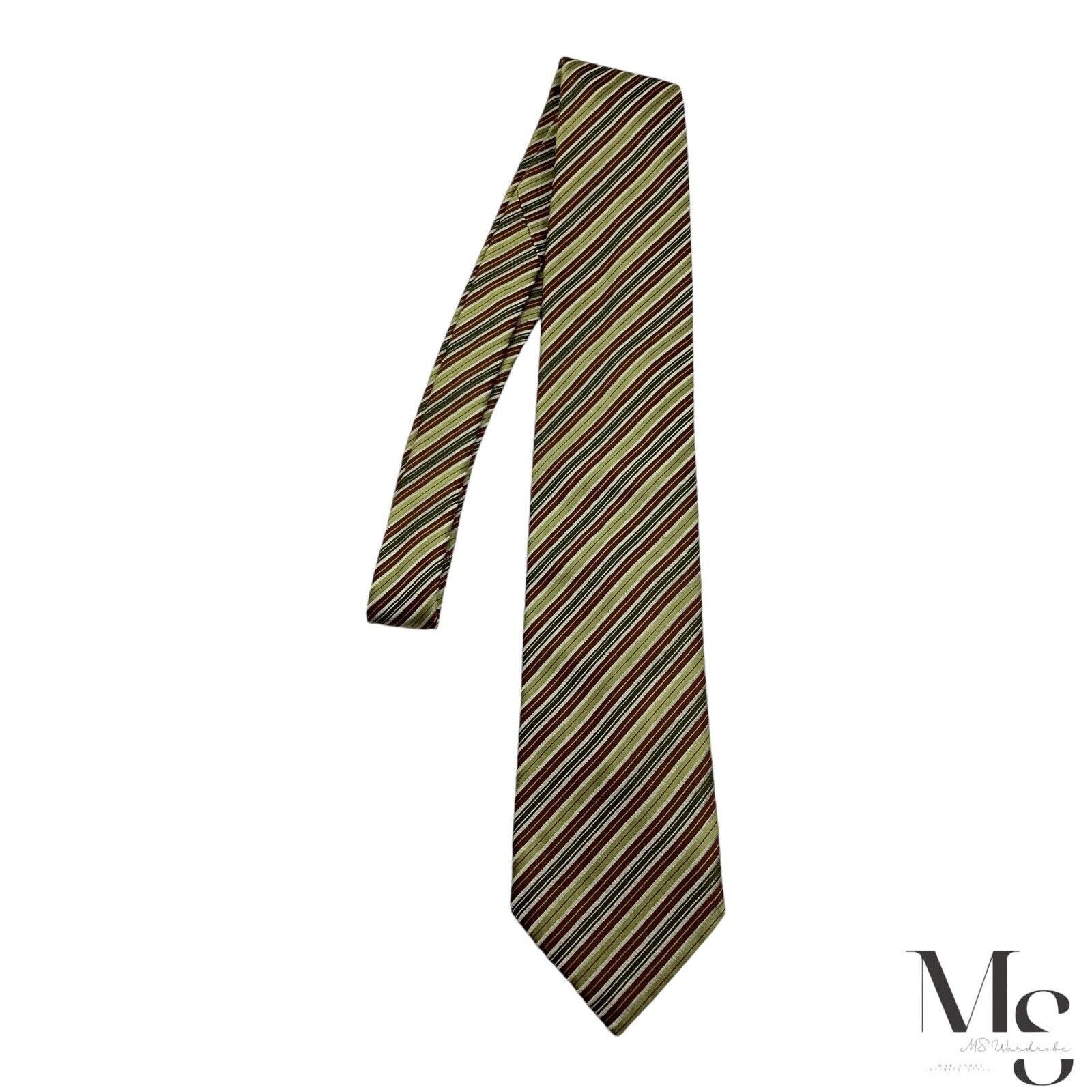 Brioni BRIONI XL Multicolor Striped Silk Tie Hand Made In Italy Size ONE SIZE - 6 Thumbnail