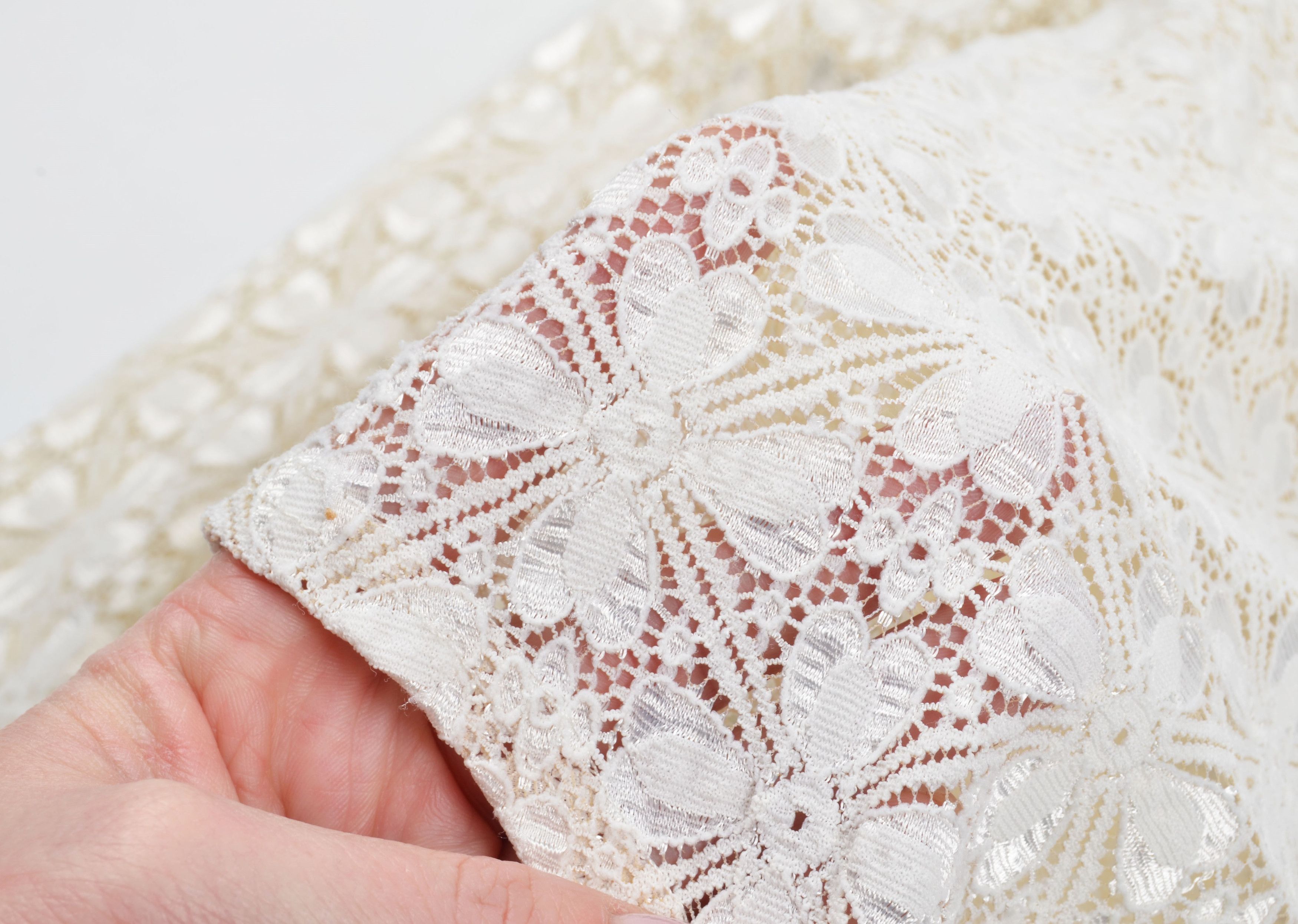 Other Roccobarocco Vintage 80's Lace Floral Long Sleeve Shirt Size XS / US 0-2 / IT 36-38 - 11 Thumbnail