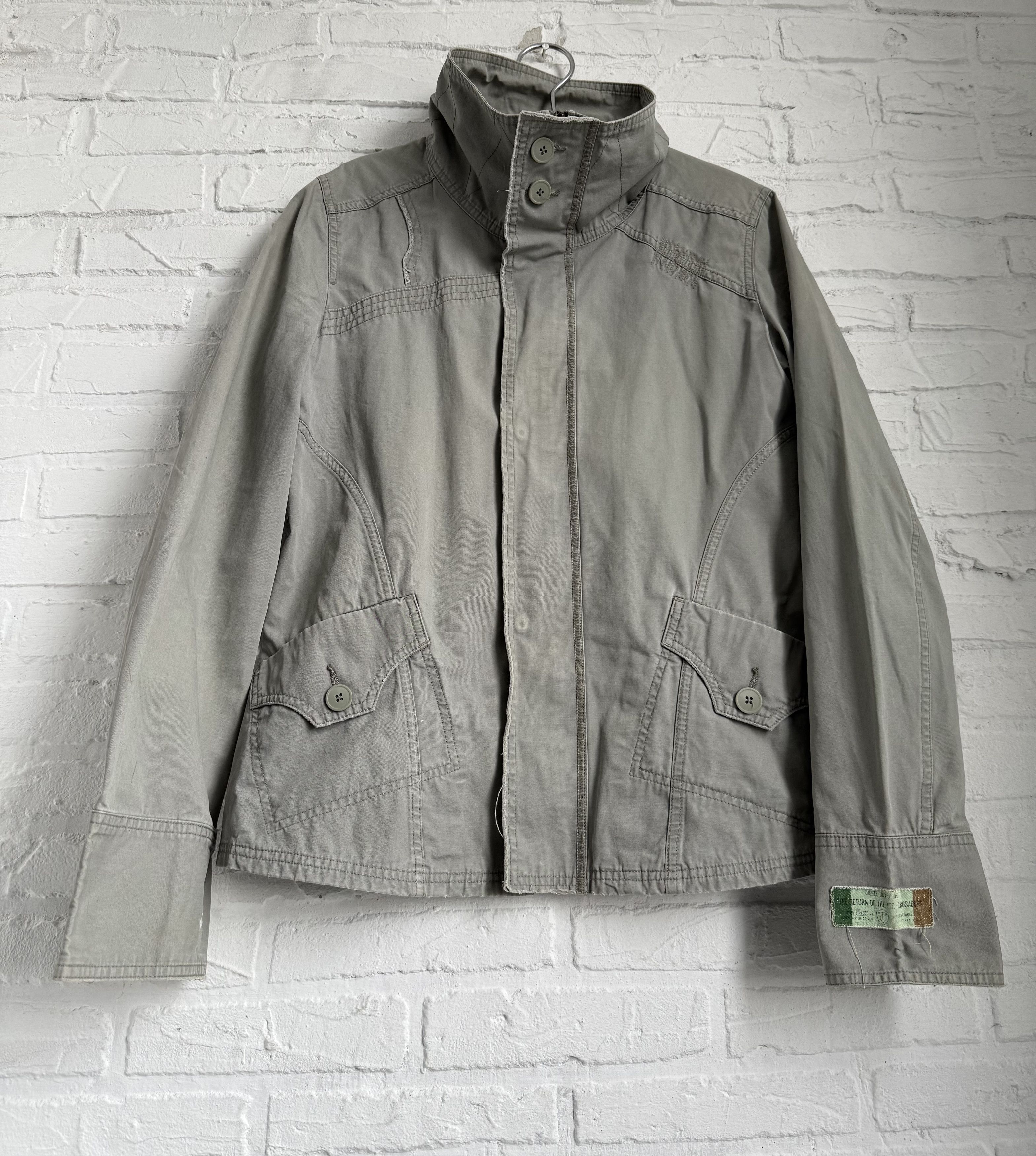 Diesel Archive Diesel Hight Collar utility jacket y2k Size XL / US 12-14 / IT 48-50 - 1 Thumbnail