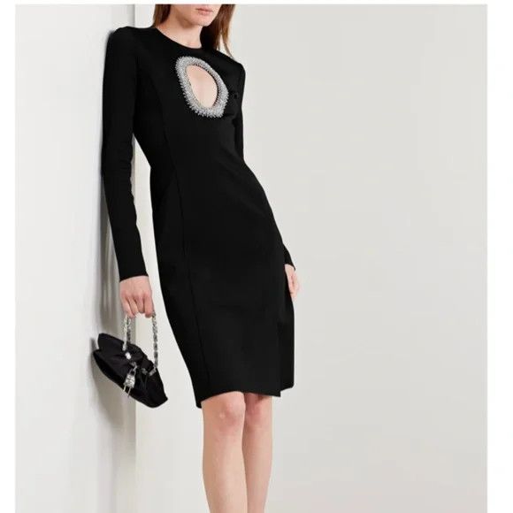 Givenchy Givenchy Black Dress w/ Chain - NEW WITH TAGS NWT Size XL / US 12-14 / IT 48-50 - 1 Thumbnail