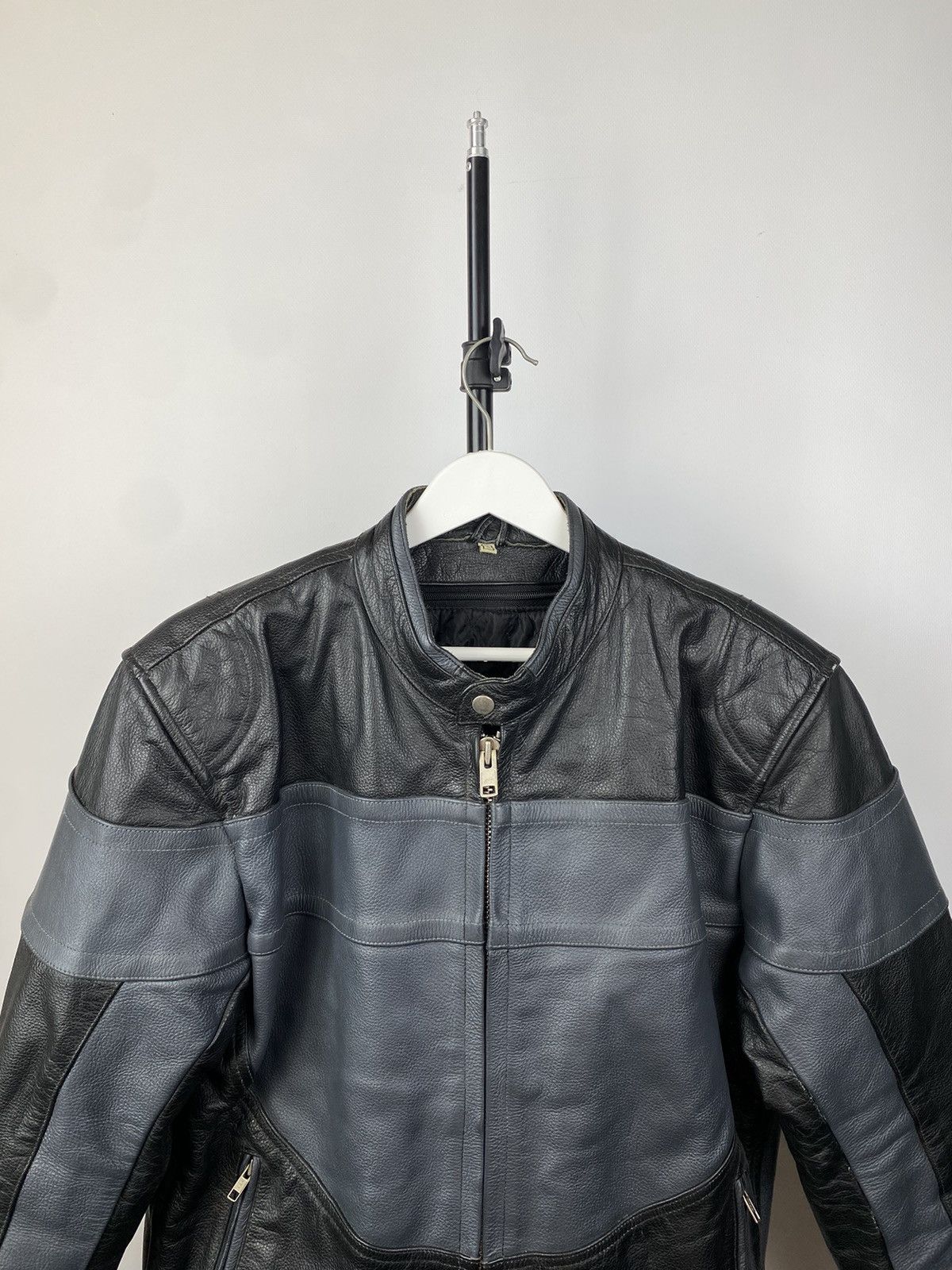 Genuine Leather Vintage Leather Biker Echo Jacket Chrome Hearts Style Size US M / EU 48-50 / 2 - 2 Thumbnail