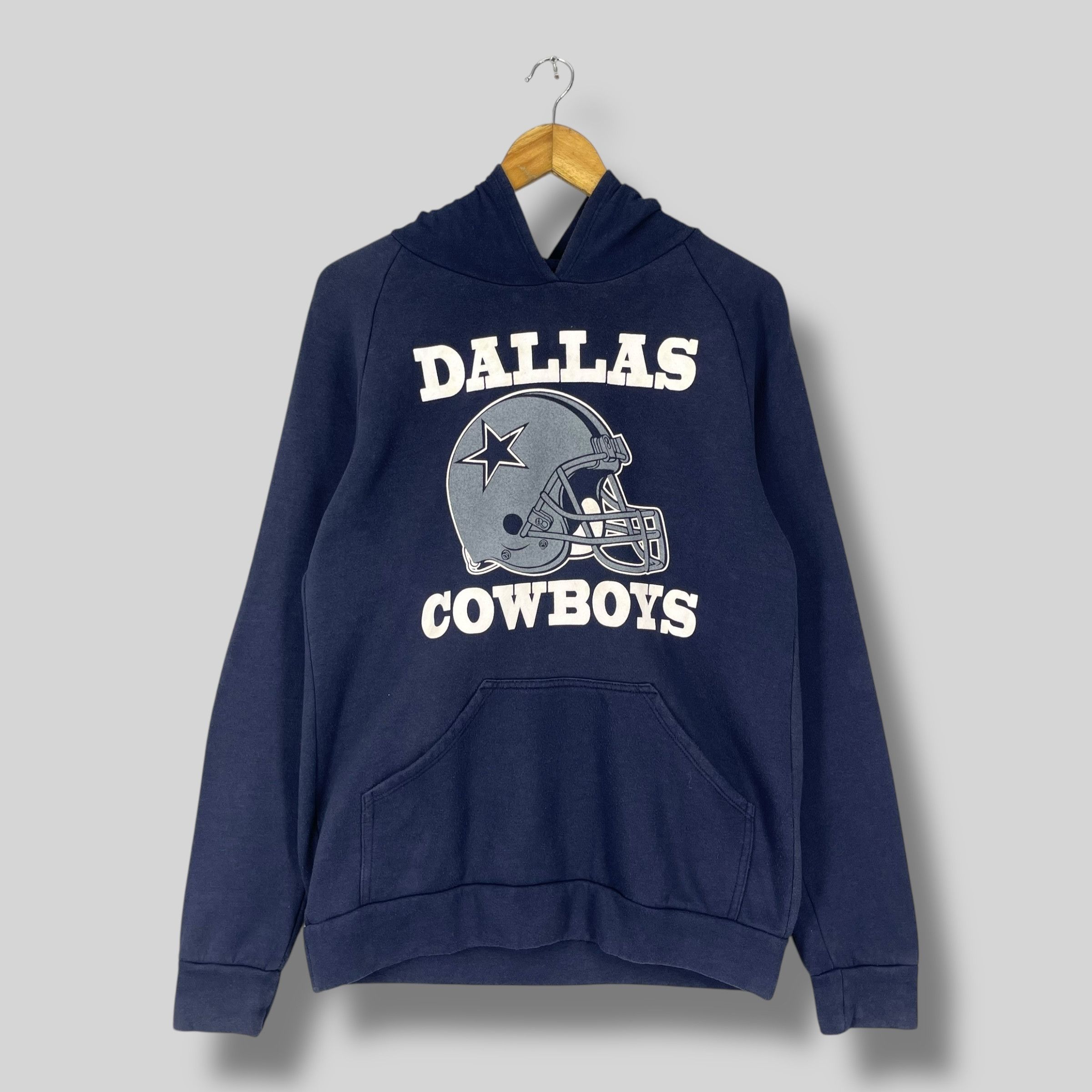 NFL Vintage DALLAS COWBOYS Nfl Big Logo Pullover Hoodie Size US M / EU 48-50 / 2 - 1 Thumbnail