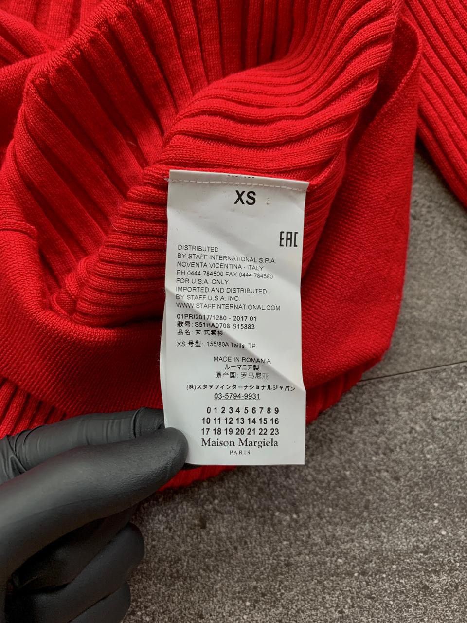 Maison Margiela FREE TAX! Line 4 Wool Ribbed Knit Sweater Size S / US 4 / IT 40 - 9 Thumbnail