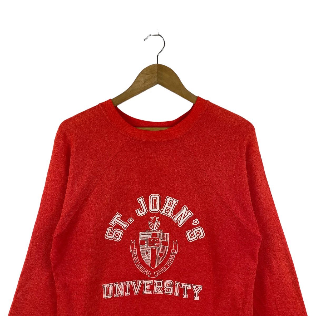 Vintage Vintage ST. JOHN UNVERSITY Big Logo Sweatshirt Pullover Size US S / EU 44-46 / 1 - 4 Thumbnail