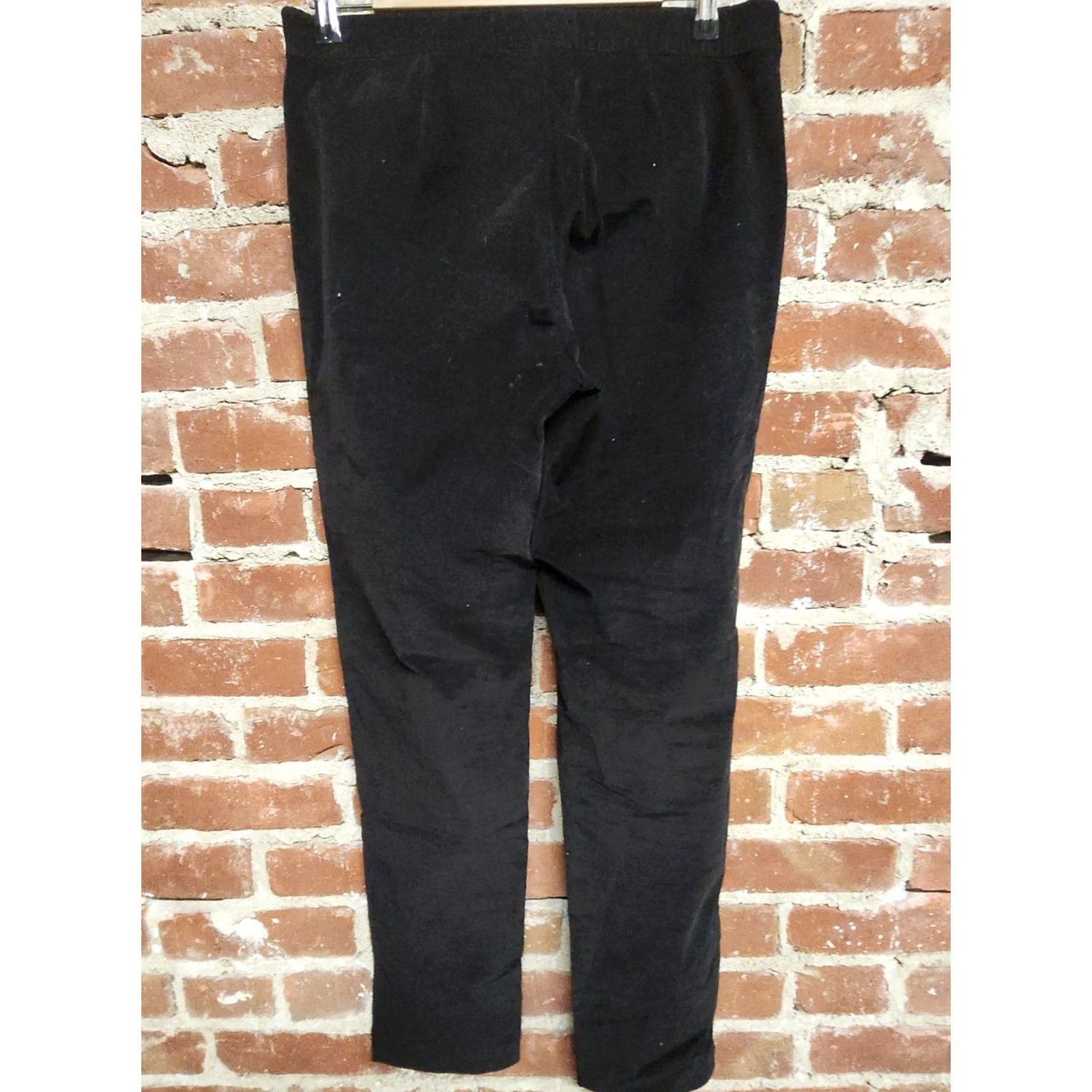 J. Jill J. Jill Womens Corduroy Pants Size 6 Tall Straight Leg Side Zip Black Tall Pants Womens Corduroy Size 28" / US 6 / IT 42 - 2 Thumbnail