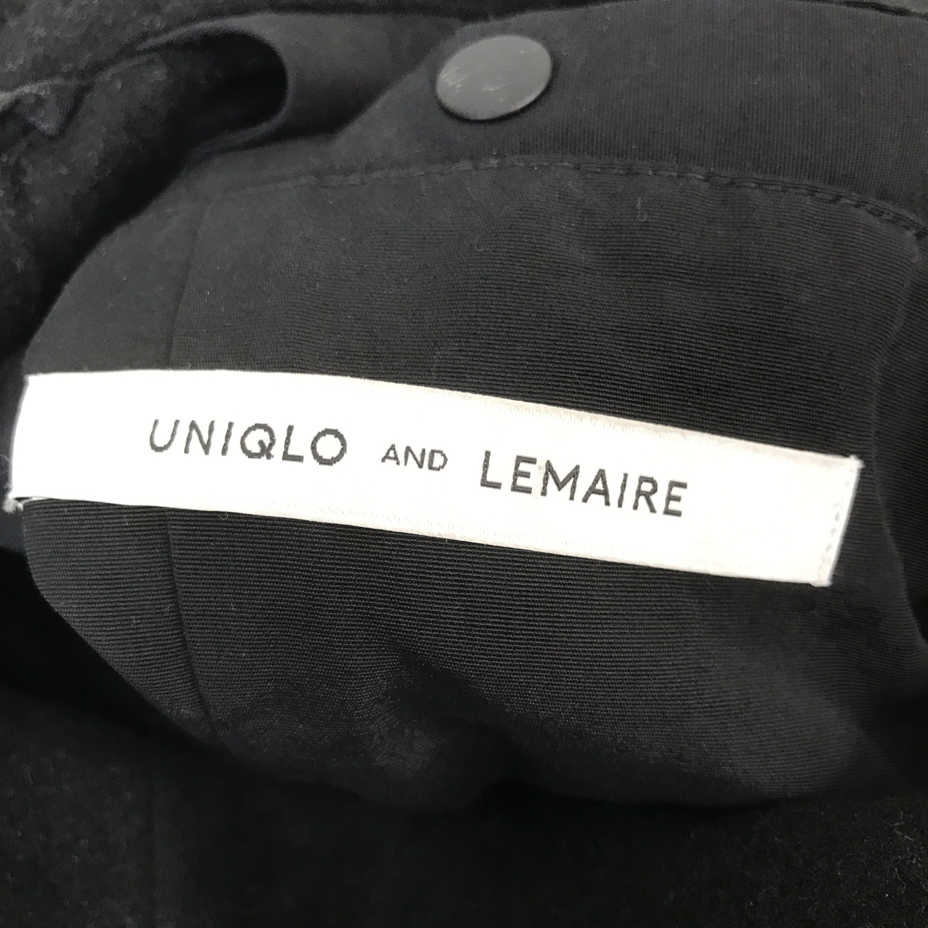Lemaire × Uniqlo Uniqlo x lemaire Wool Black jacket Size US M / EU 48-50 / 2 - 11 Thumbnail