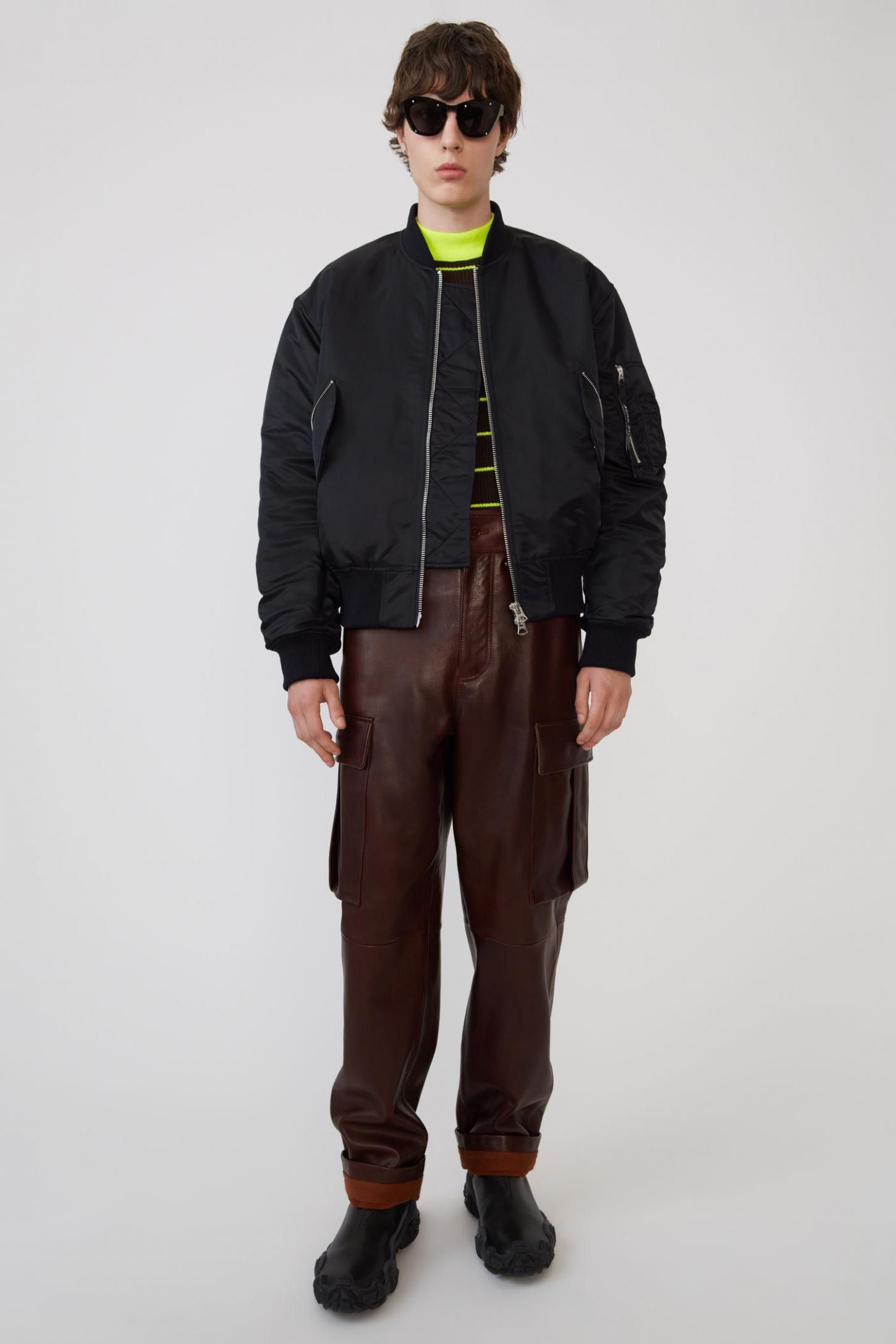 Acne Studios Makio MA-1 Jacket - Black Size US L / EU 52-54 / 3 - 3 Thumbnail