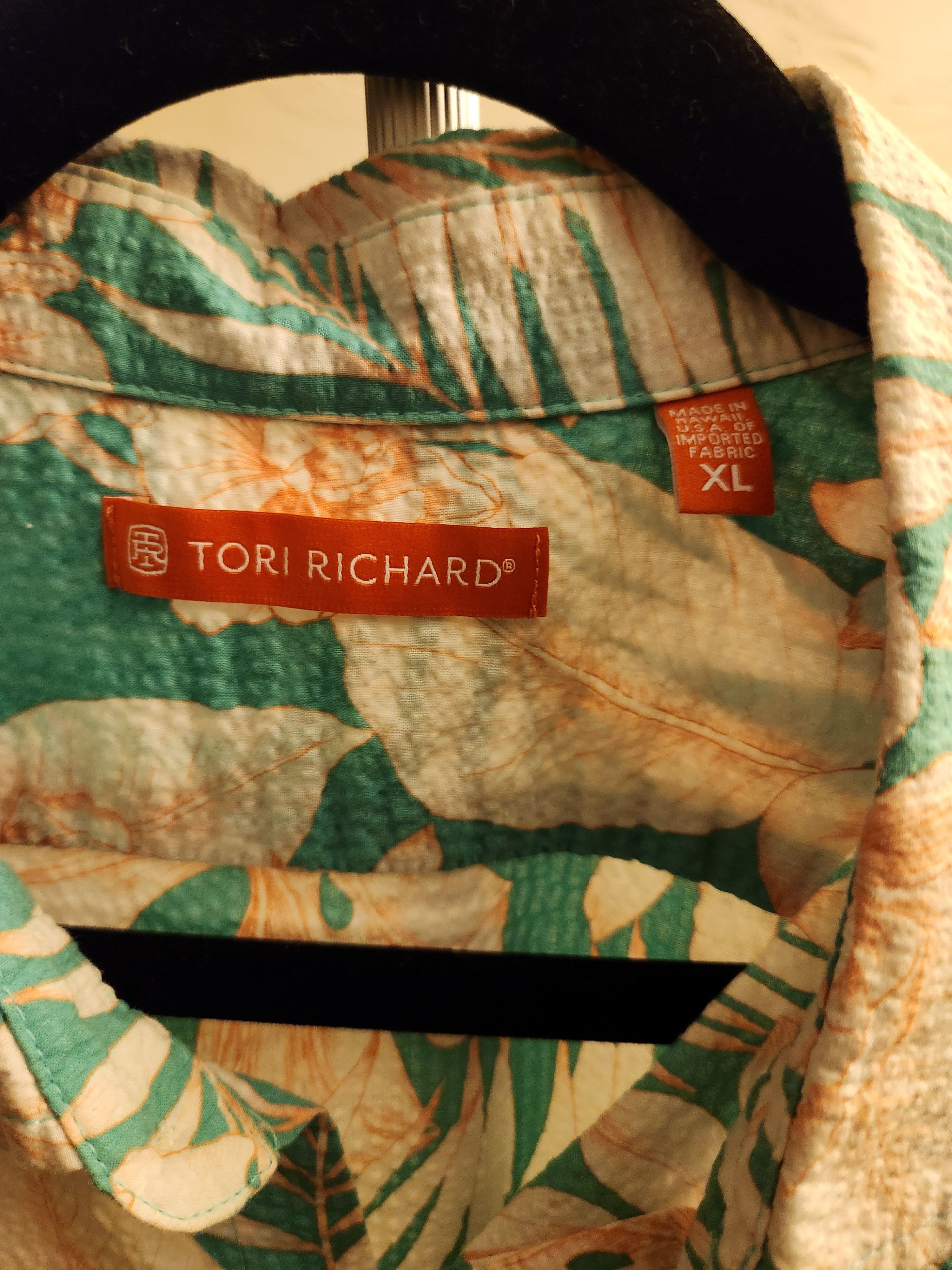 Tori Richard Pro Jek Raw Men's 100% Cotton Plaid Short Sleeve Shirt Size US XL / EU 56 / 4 - 3 Thumbnail
