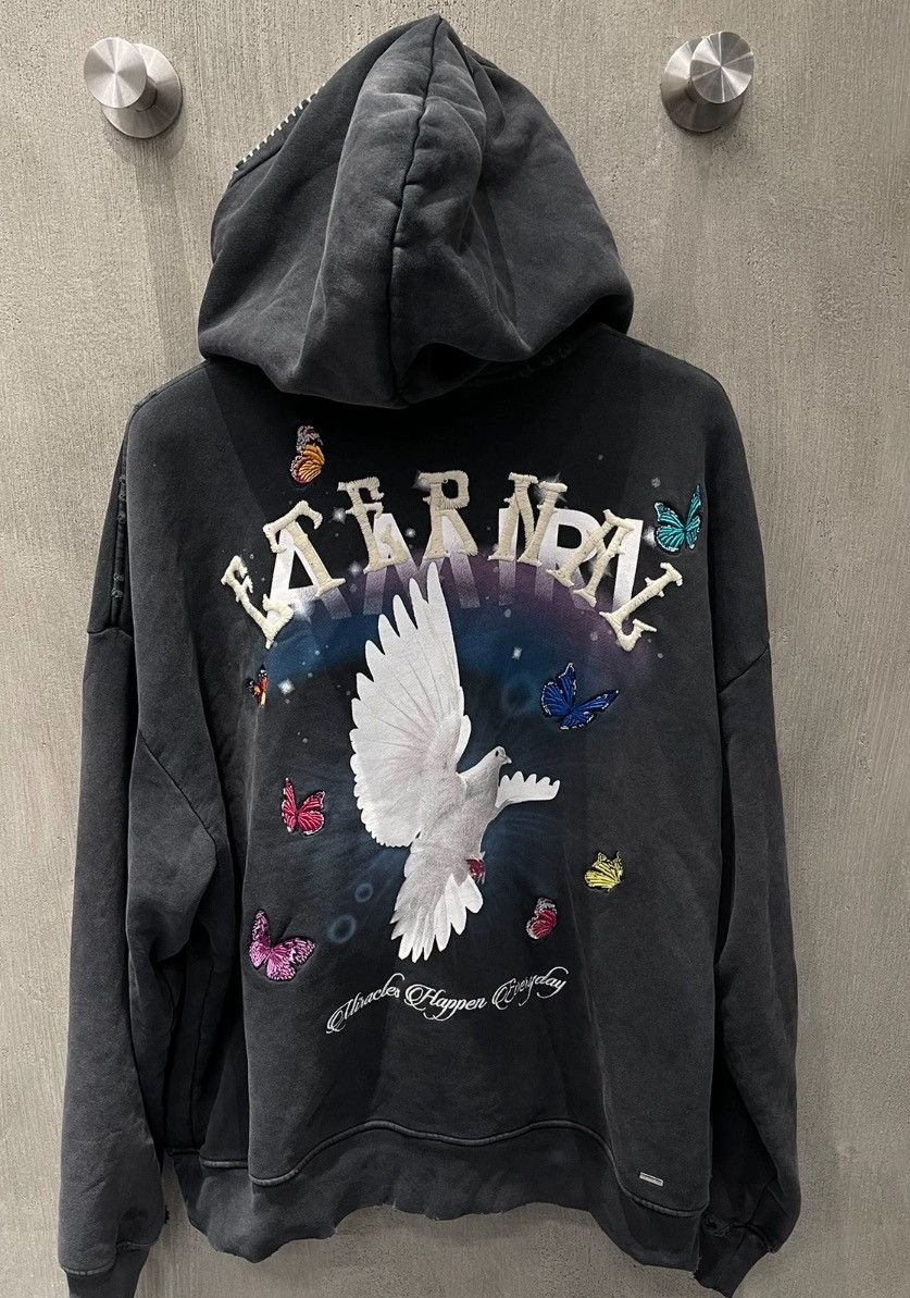 Amiri Amiri makes old peace pigeon hoodie 2412-Nextarrow Size US M / EU 48-50 / 2 - 3 Thumbnail