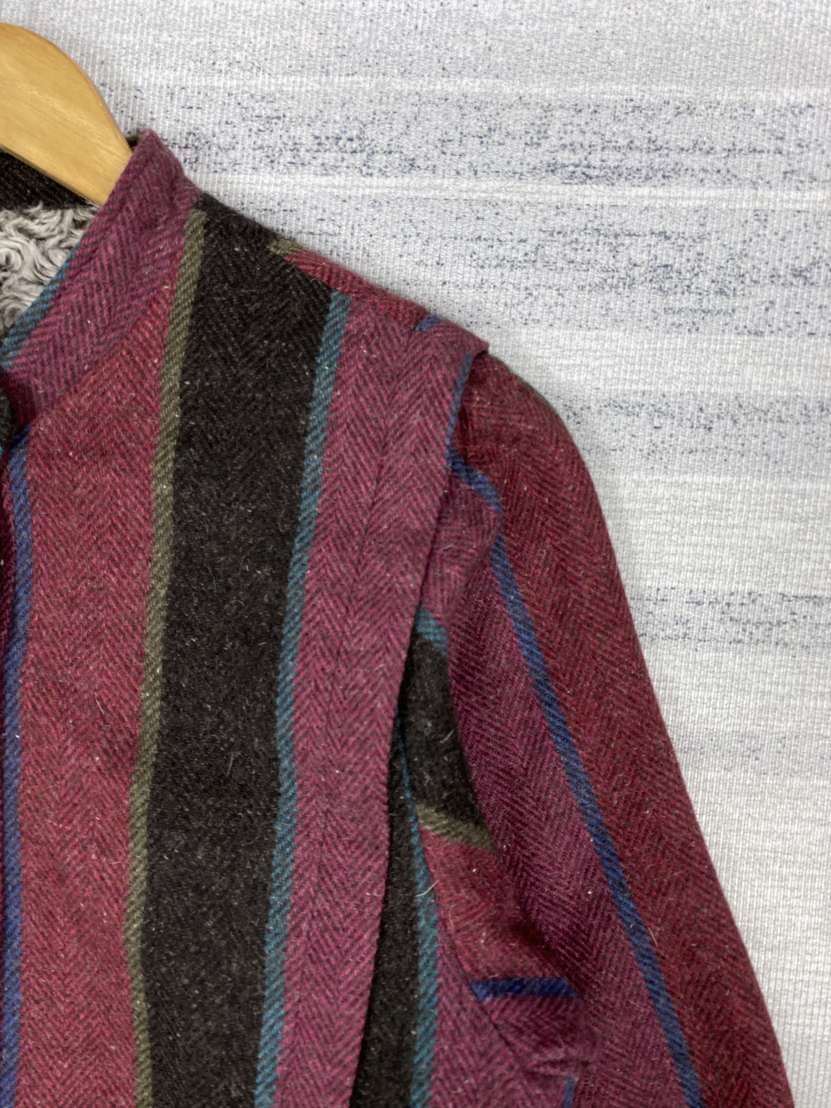 Japanese Brand Vintage Japanese Brand Wool Sherpa Lining Jacket Size US S / EU 44-46 / 1 - 3 Thumbnail
