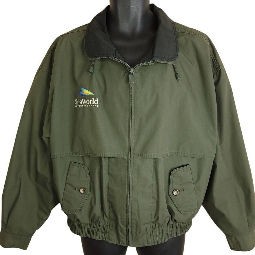 Vintage SeaWorld Shamu Sailing Jacket Vintage 90s Orca Killer Whale Grailed