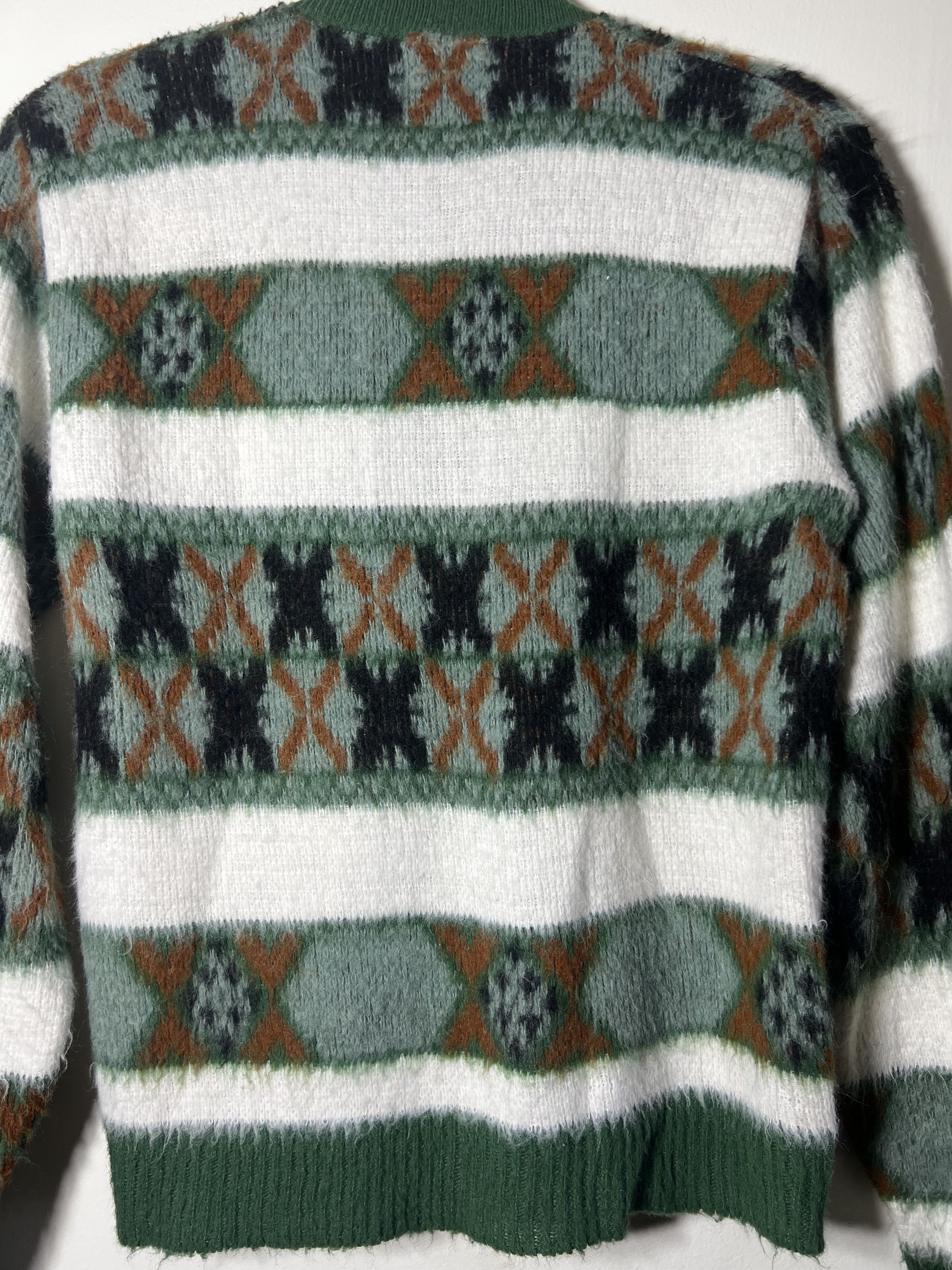 Vintage Vintage Styled by Stein's Zip Up Long Sleeve Knit Cardigan Size US L / EU 52-54 / 3 - 5 Thumbnail