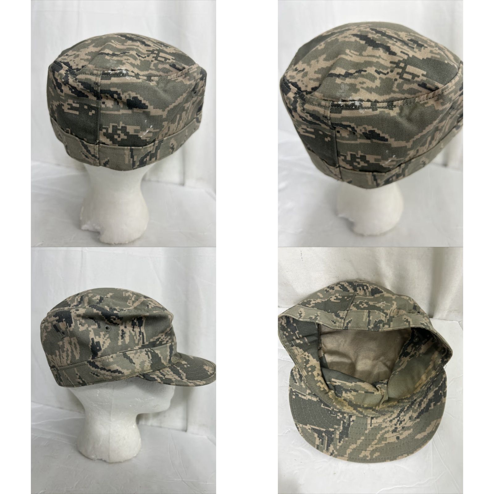 Vintage Air Force Military Utility Cap Hat Digi Camo Size 7-3/8 SPM1C1-07-D-N013 Mens Cap Camouflage Military Size ONE SIZE - 8 Thumbnail