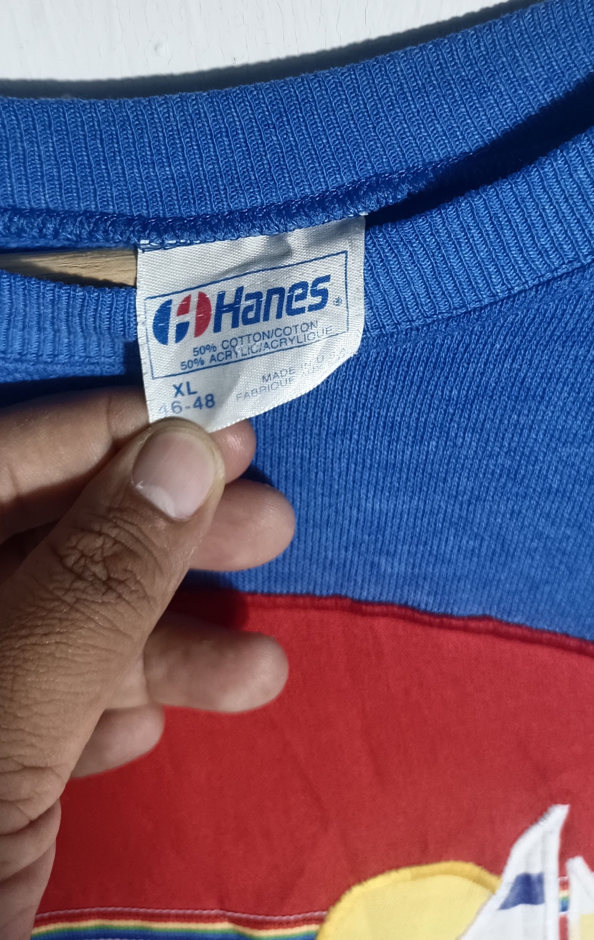 Vintage Vintage💥Hanes 80s hawaii yacht long sleeve Size US L / EU 52-54 / 3 - 7 Thumbnail